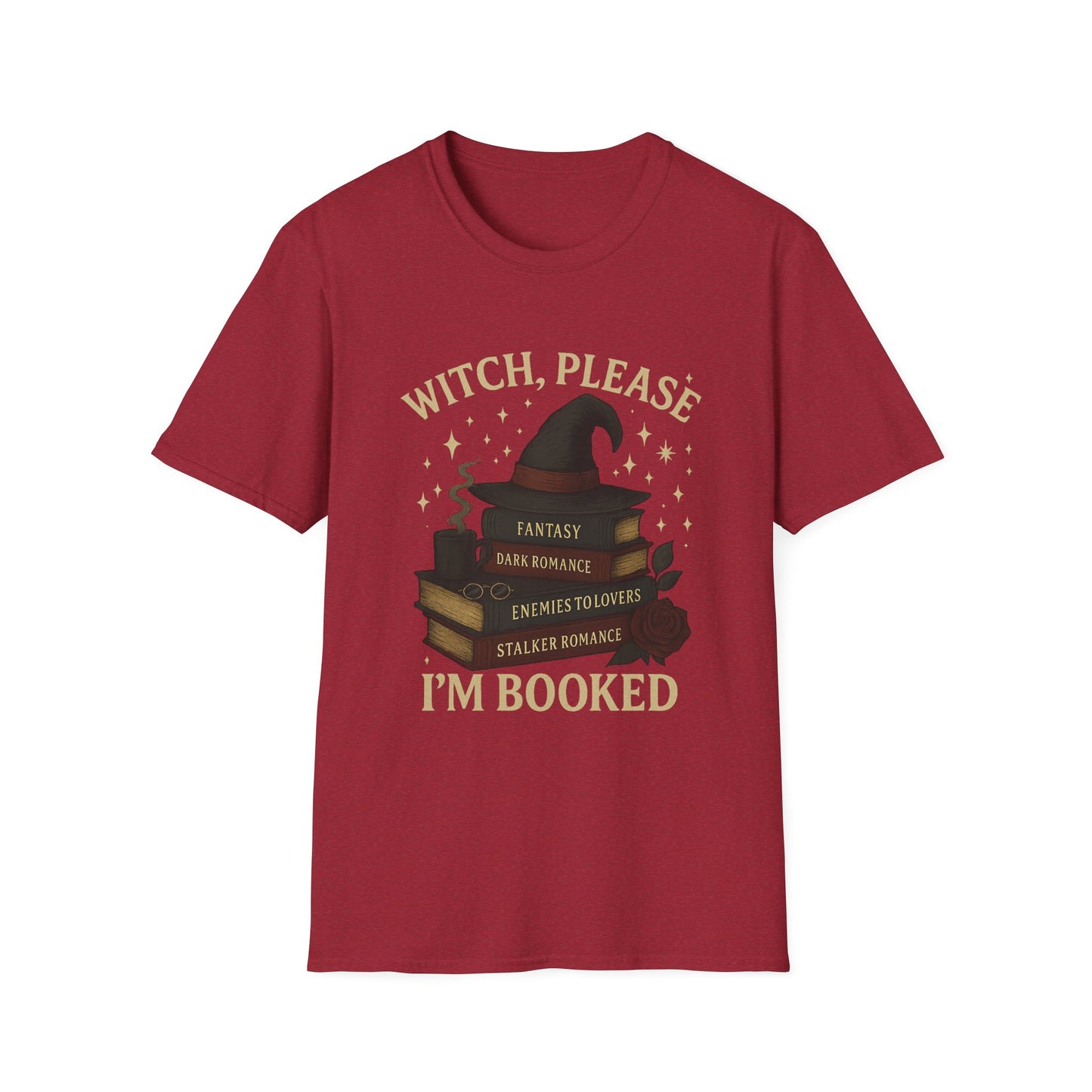 Witchy Book Lover T-Shirt | Fantasy T-Shirt, Gift for Bookworms, Witchy Vibes, Reading Apparel, Cozy Tee