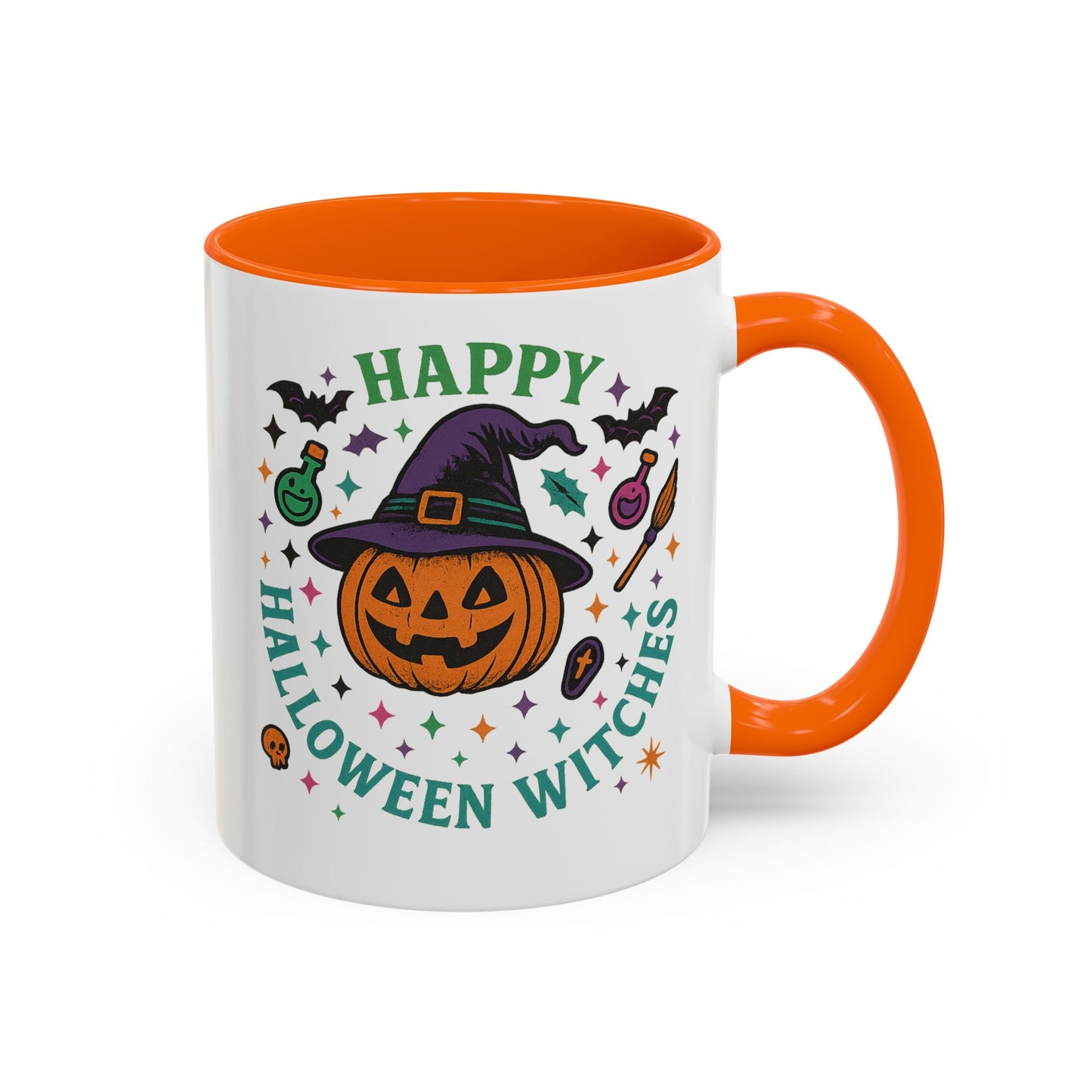 Halloween Witches Coffee Mug - Spooky Seasonal Drinkware, Perfect for Fall, Halloween Parties, Witch Lovers, Gifting