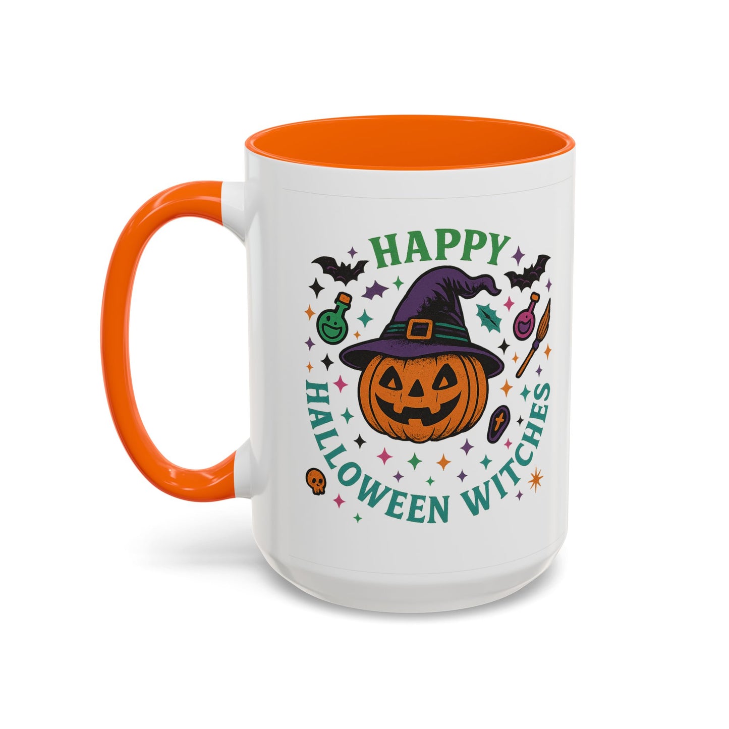Halloween Witches Coffee Mug - Spooky Seasonal Drinkware, Perfect for Fall, Halloween Parties, Witch Lovers, Gifting