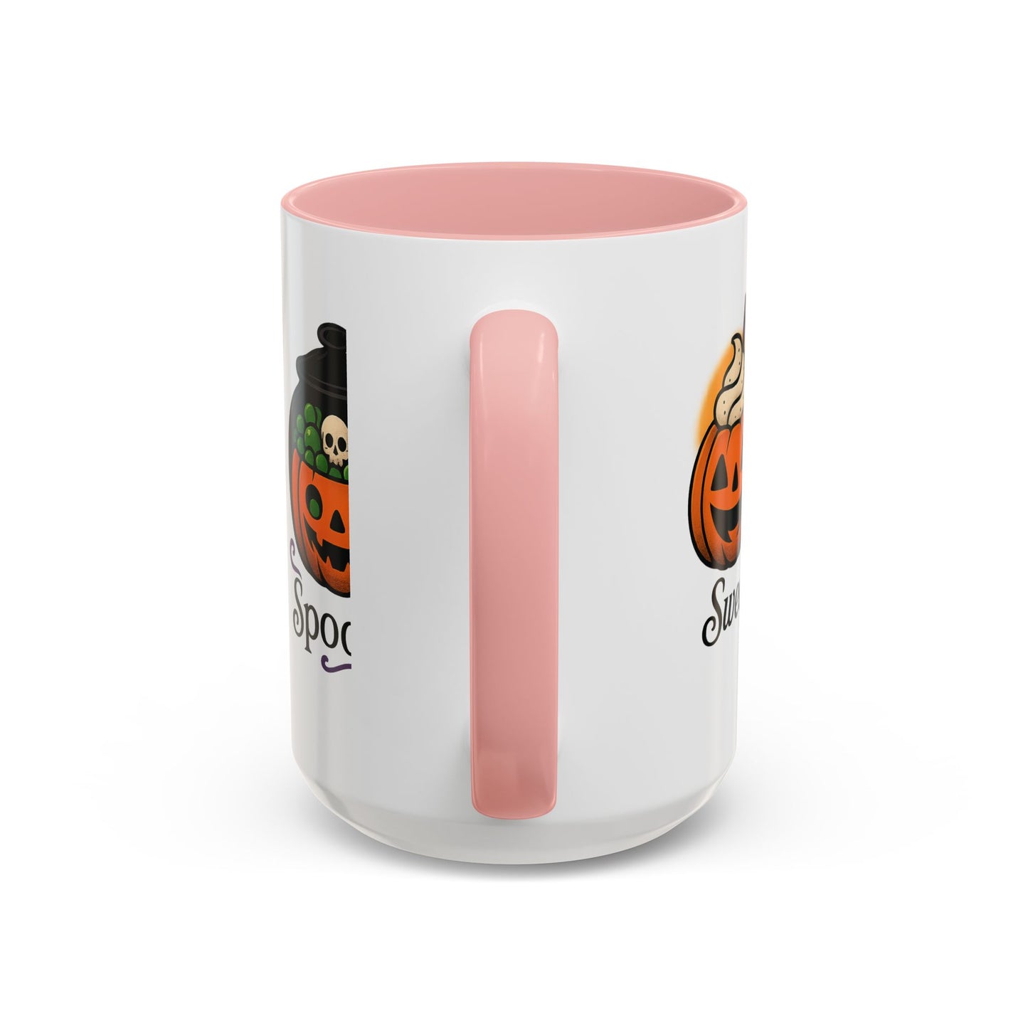 Halloween Pumpkin Accent Coffee Mug, Spooky Mug for Fall, Halloween Decor, Gift for Pumpkin Lovers, Coffee Enthusiast's Cup