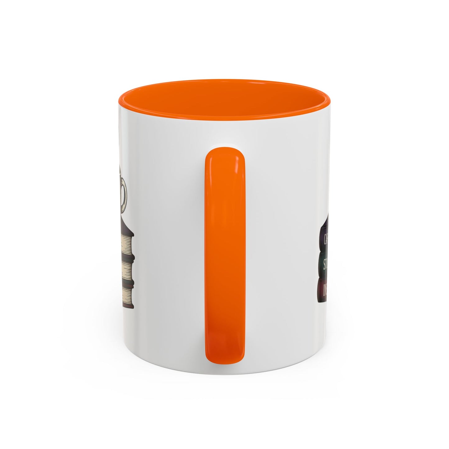 Coffee Lover's Accent Mug, Perfect Gift for Readers, Caffeine Enthusiasts, Book Lovers, Cozy Home Decor, Funny Coffee Cup