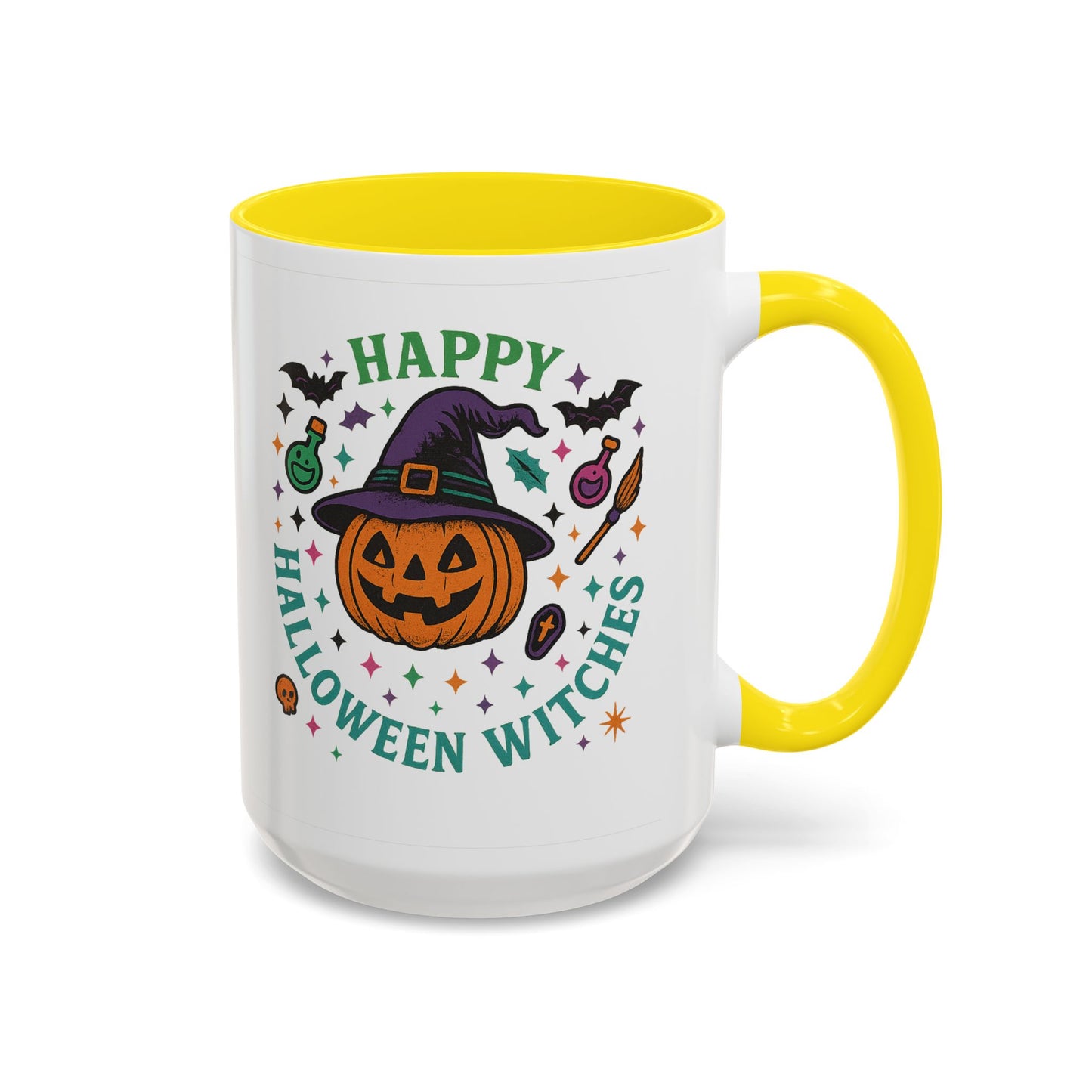 Halloween Witches Coffee Mug - Spooky Seasonal Drinkware, Perfect for Fall, Halloween Parties, Witch Lovers, Gifting