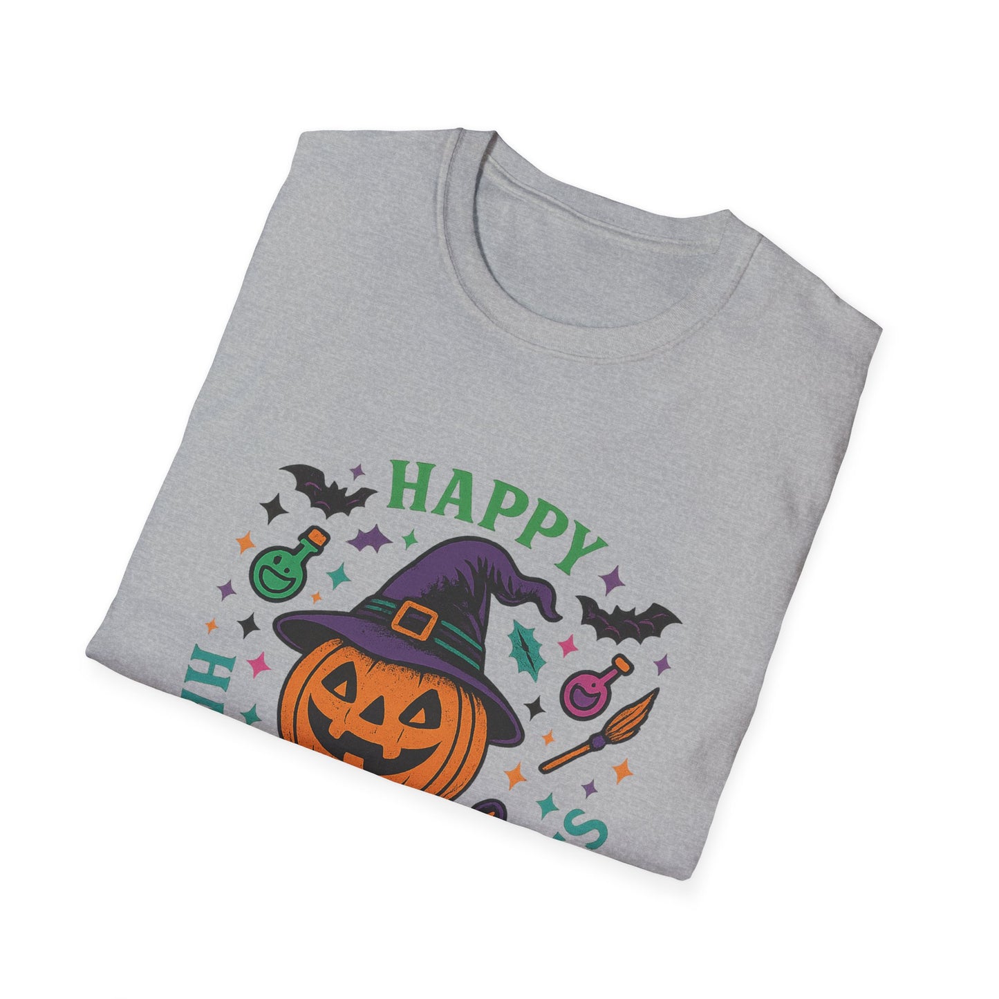 Happy Halloween Witches T-Shirt, Unisex Tee, Halloween Costume Shirt, Fall Fest Tee, Witch Lover Gift, Pumpkin Graphic Tee