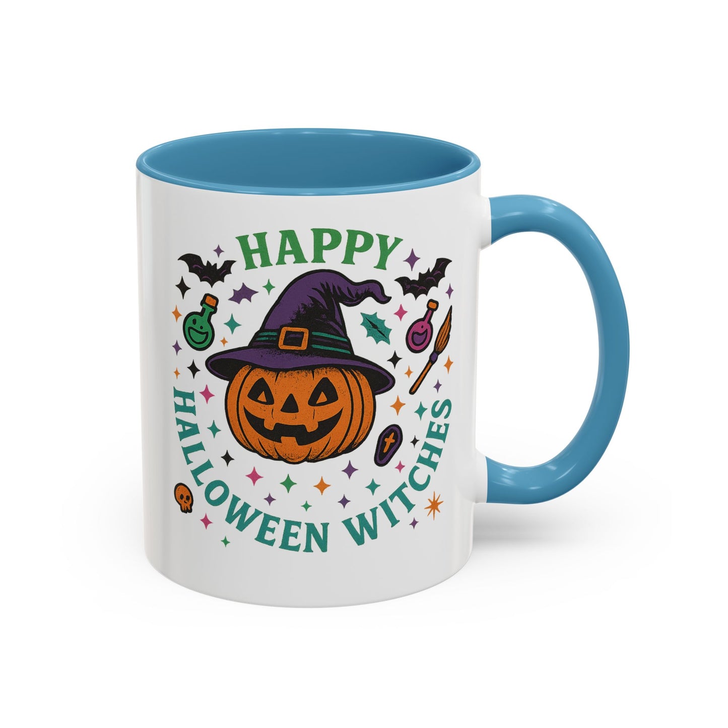 Halloween Witches Coffee Mug - Spooky Seasonal Drinkware, Perfect for Fall, Halloween Parties, Witch Lovers, Gifting
