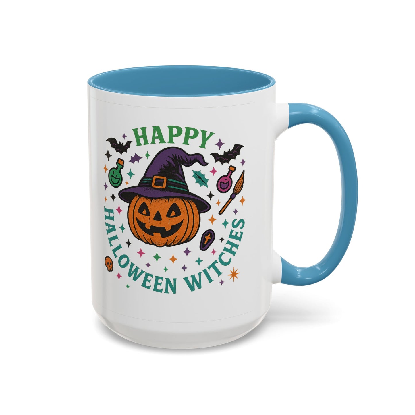 Halloween Witches Coffee Mug - Spooky Seasonal Drinkware, Perfect for Fall, Halloween Parties, Witch Lovers, Gifting