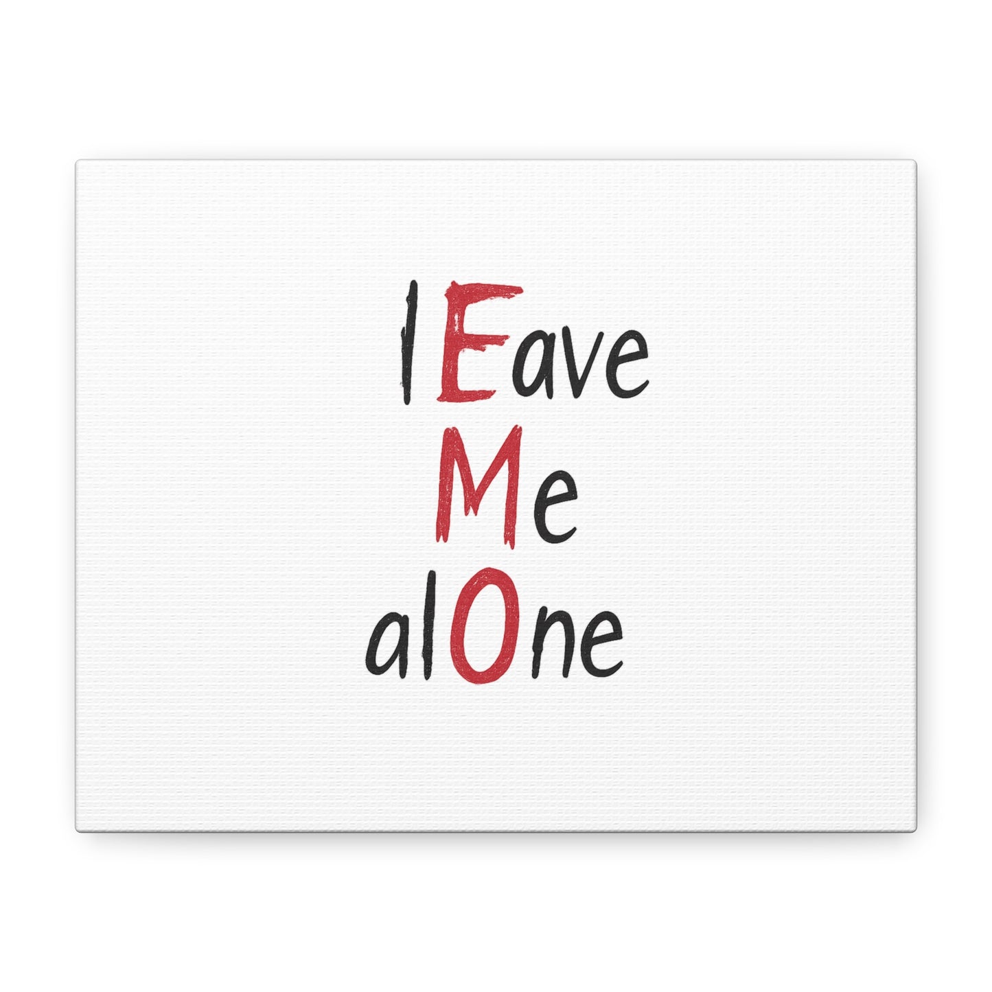 Emo Art Canvas Print, Emo Decor, Alternative Wall Art, Gift for Emo Fans, Room Decor