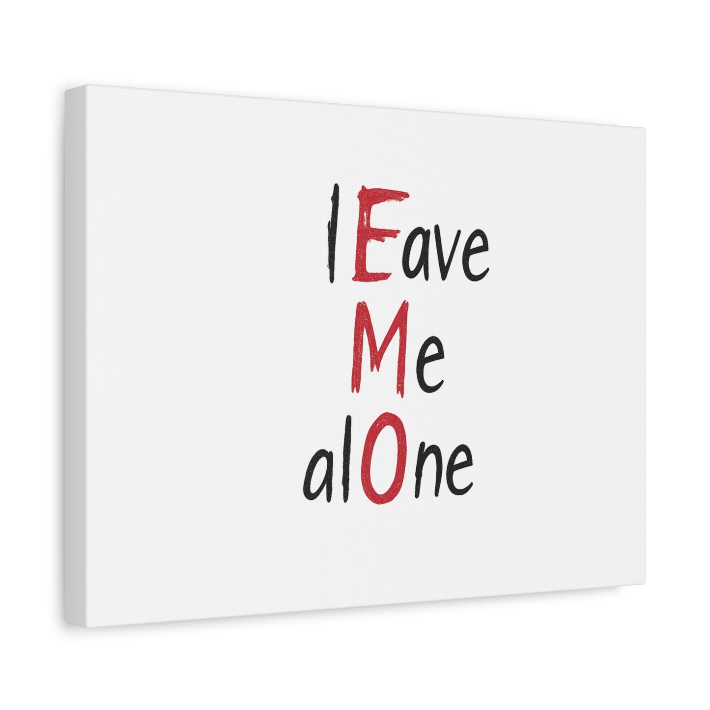 Emo Art Canvas Print, Emo Decor, Alternative Wall Art, Gift for Emo Fans, Room Decor