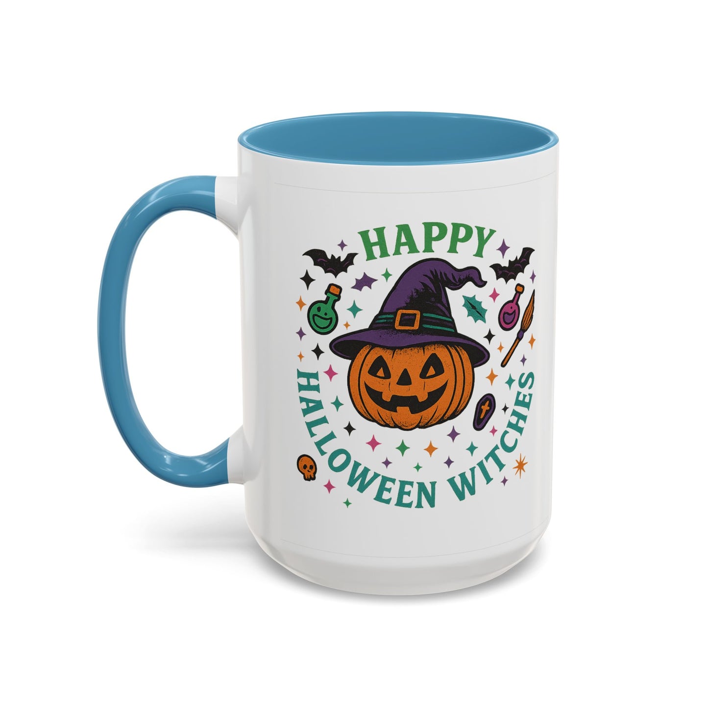 Halloween Witches Coffee Mug - Spooky Seasonal Drinkware, Perfect for Fall, Halloween Parties, Witch Lovers, Gifting