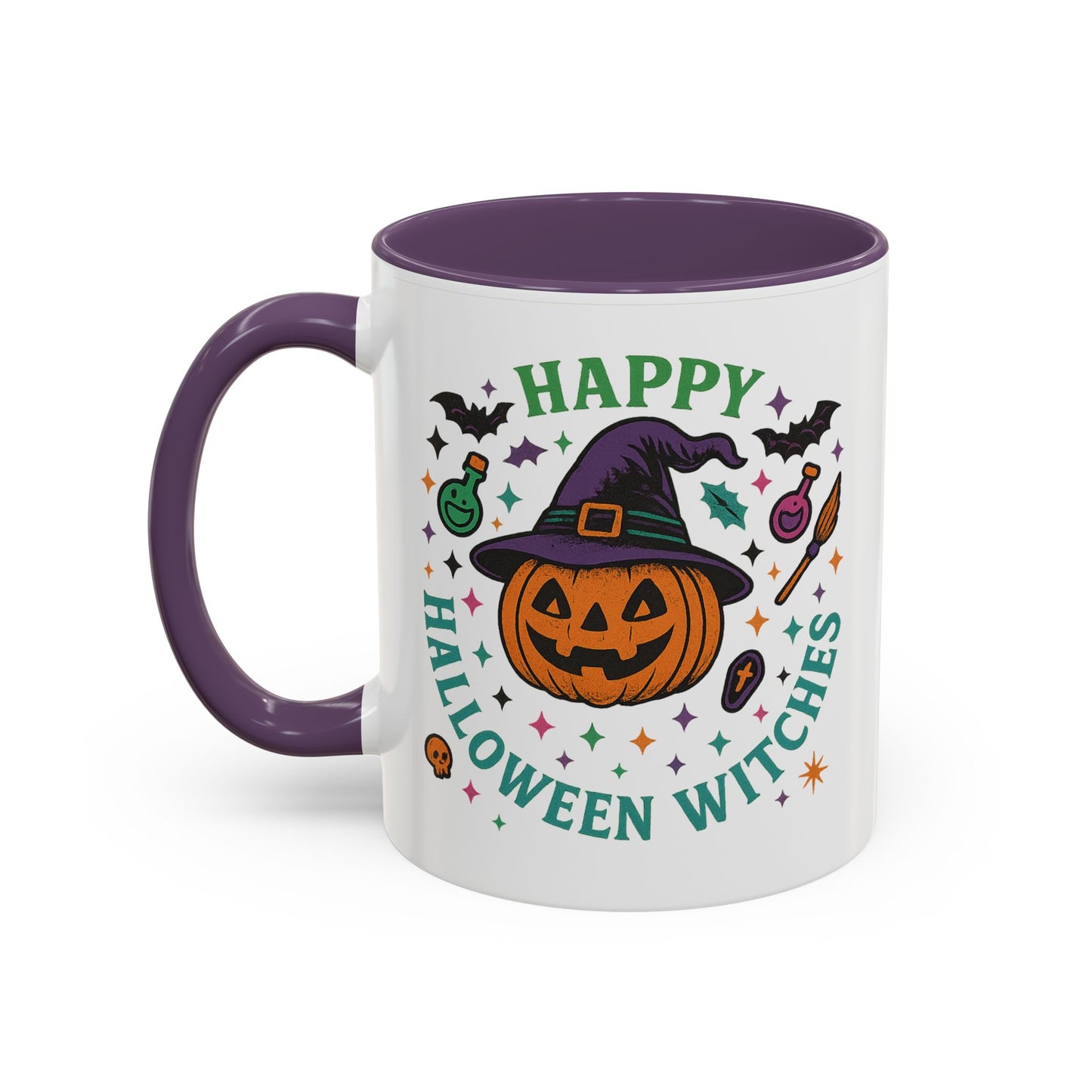 Halloween Witches Coffee Mug - Spooky Seasonal Drinkware, Perfect for Fall, Halloween Parties, Witch Lovers, Gifting