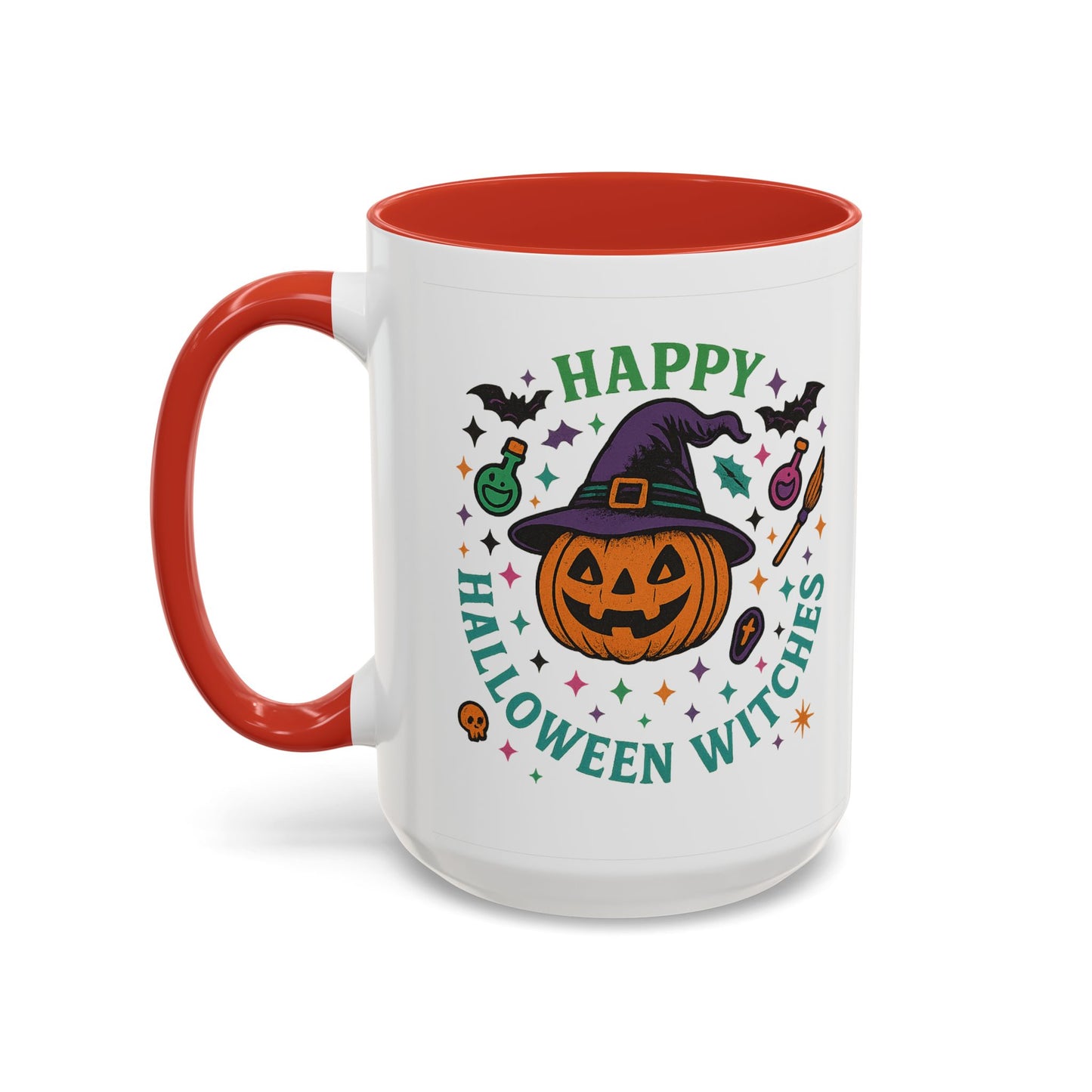 Halloween Witches Coffee Mug - Spooky Seasonal Drinkware, Perfect for Fall, Halloween Parties, Witch Lovers, Gifting