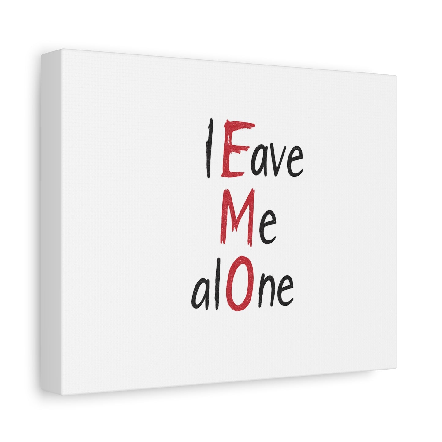Emo Art Canvas Print, Emo Decor, Alternative Wall Art, Gift for Emo Fans, Room Decor