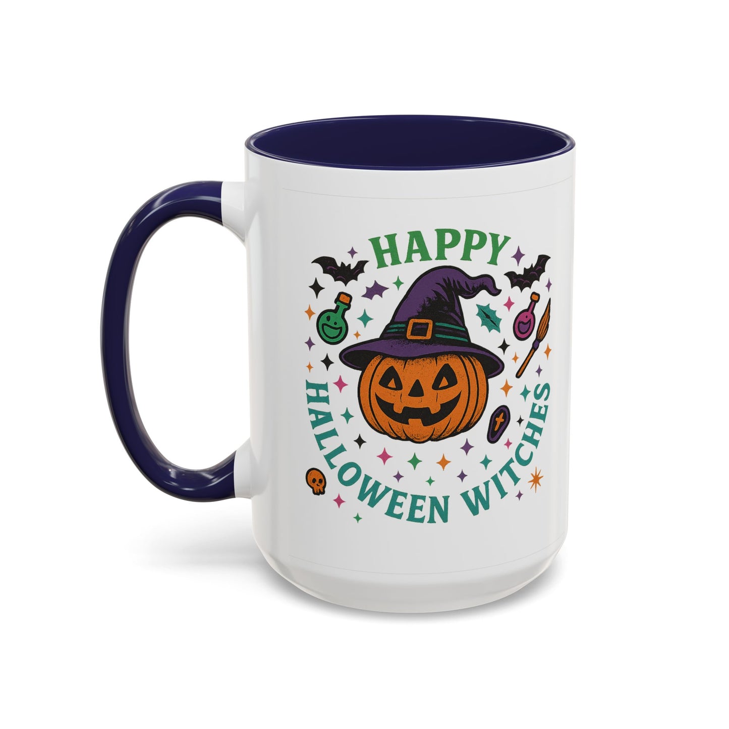 Halloween Witches Coffee Mug - Spooky Seasonal Drinkware, Perfect for Fall, Halloween Parties, Witch Lovers, Gifting