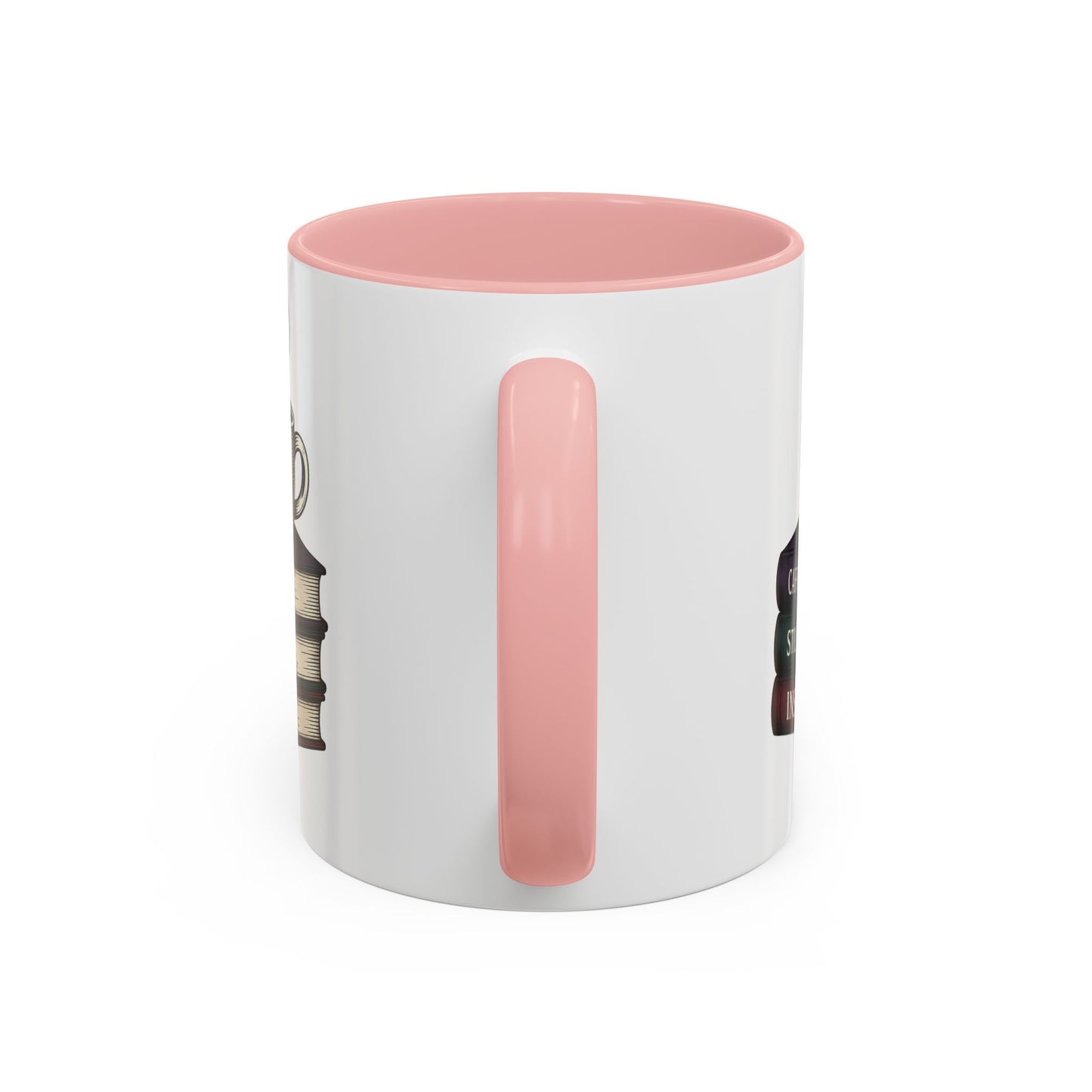 Coffee Lover's Accent Mug, Perfect Gift for Readers, Caffeine Enthusiasts, Book Lovers, Cozy Home Decor, Funny Coffee Cup