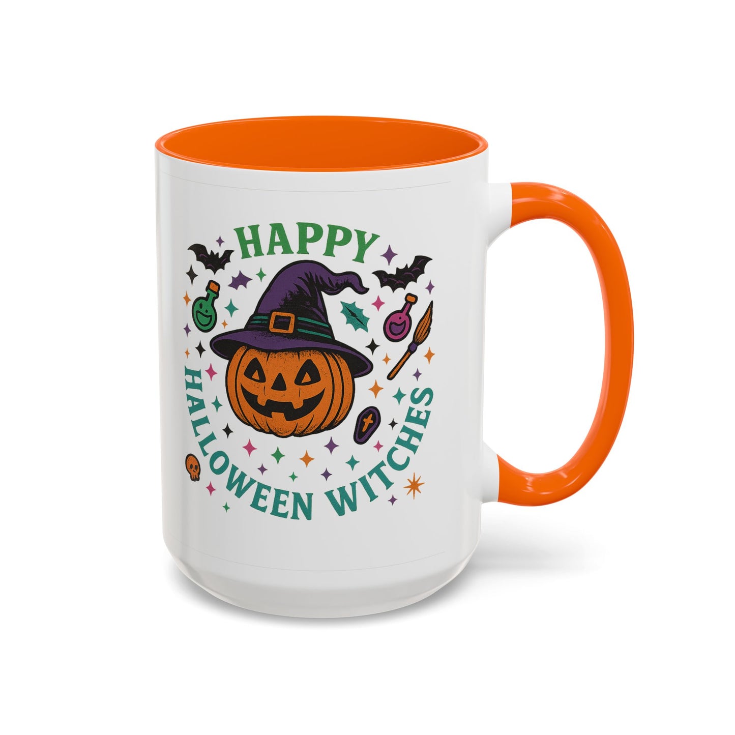 Halloween Witches Coffee Mug - Spooky Seasonal Drinkware, Perfect for Fall, Halloween Parties, Witch Lovers, Gifting