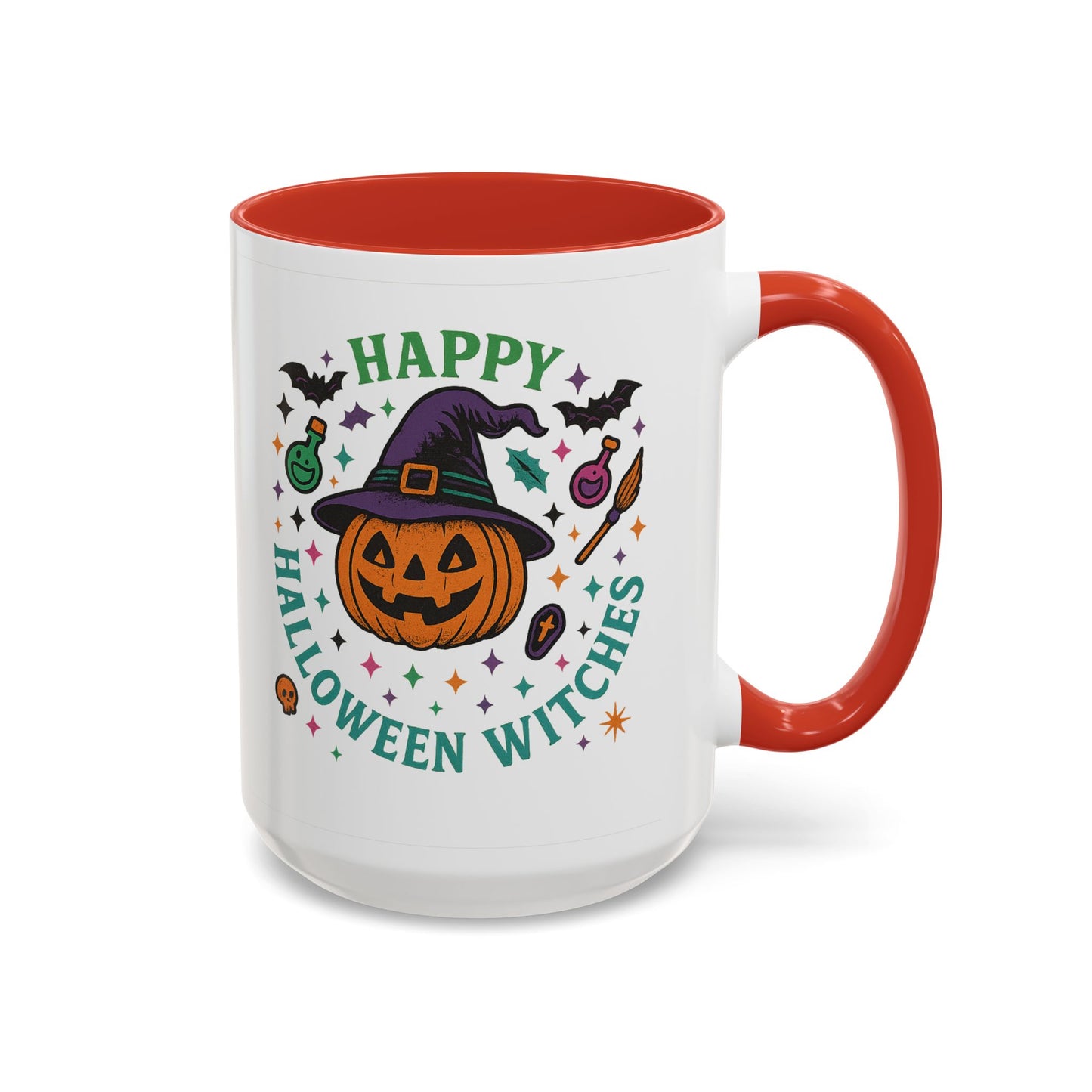 Halloween Witches Coffee Mug - Spooky Seasonal Drinkware, Perfect for Fall, Halloween Parties, Witch Lovers, Gifting