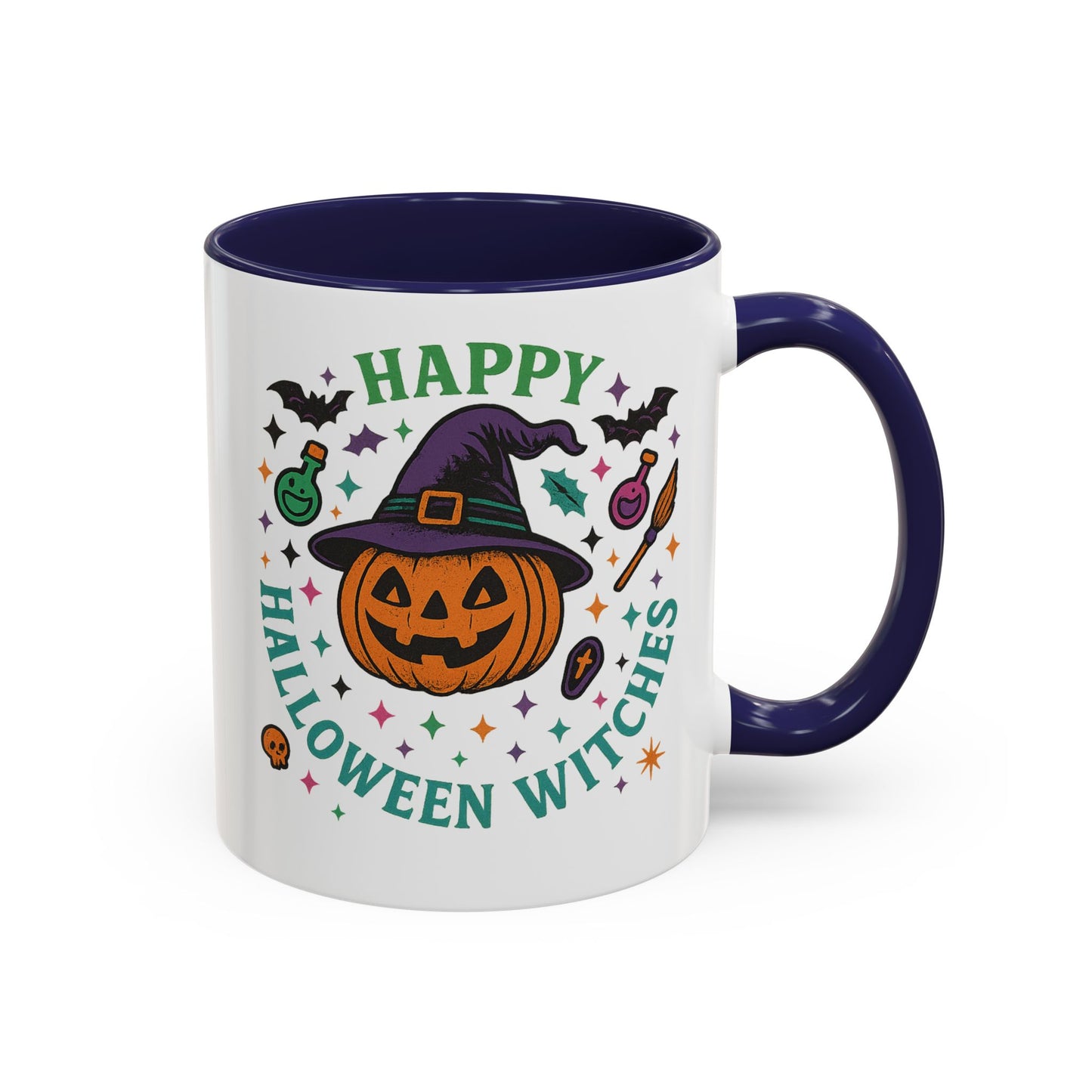 Halloween Witches Coffee Mug - Spooky Seasonal Drinkware, Perfect for Fall, Halloween Parties, Witch Lovers, Gifting