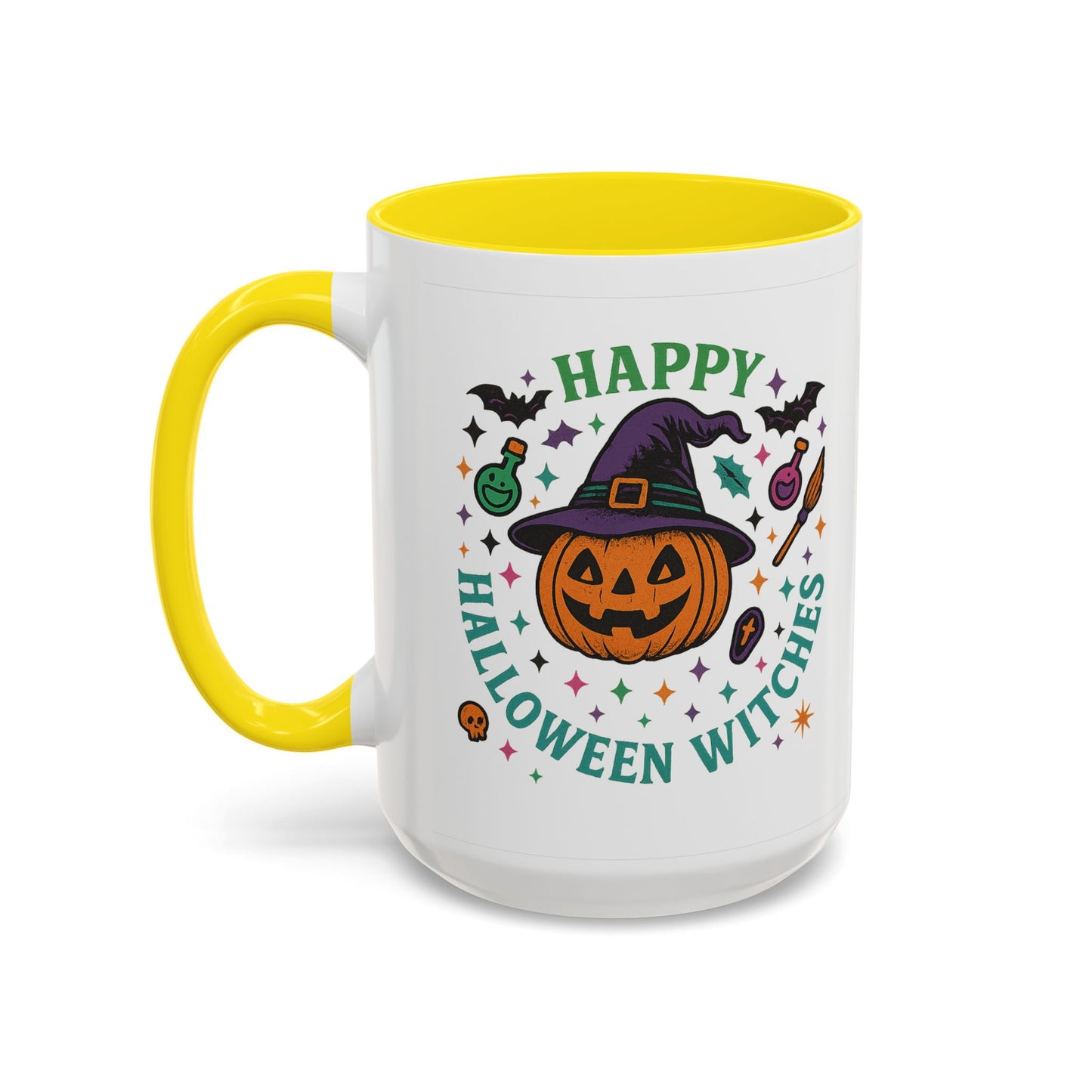 Halloween Witches Coffee Mug - Spooky Seasonal Drinkware, Perfect for Fall, Halloween Parties, Witch Lovers, Gifting