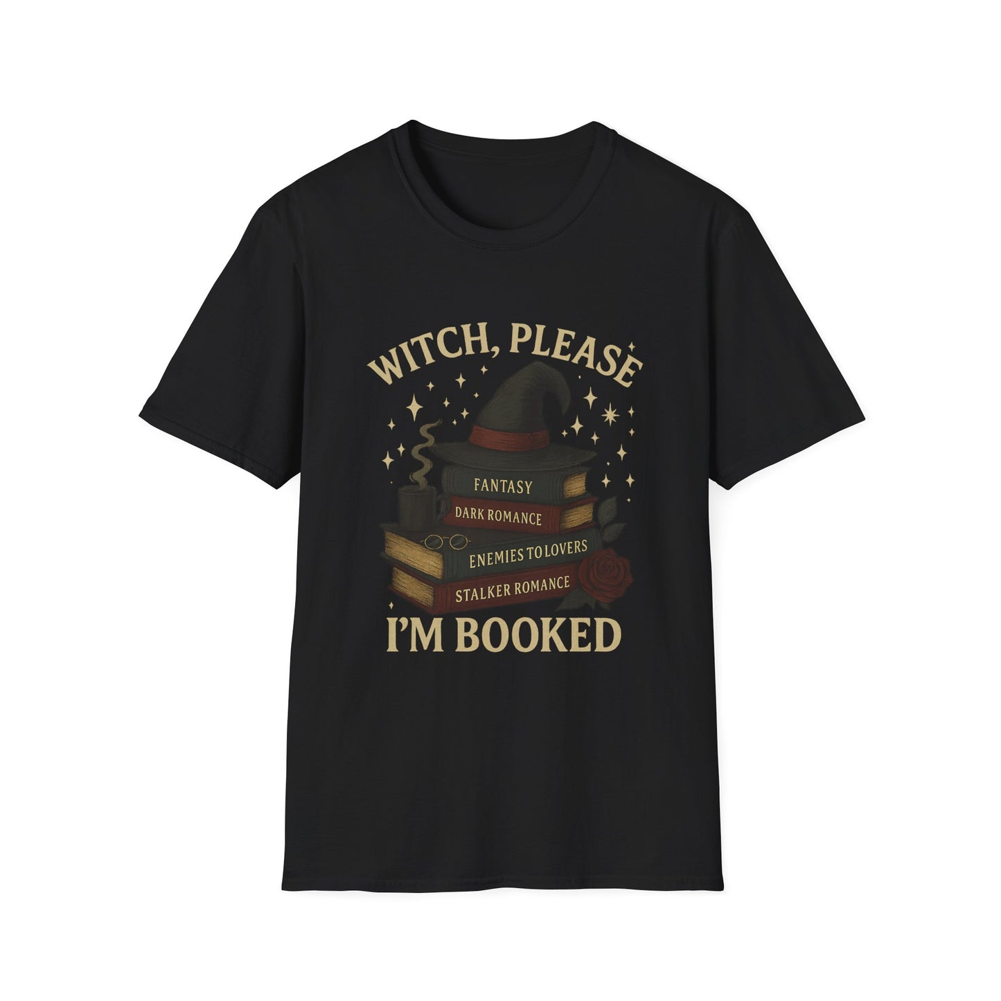 Witchy Book Lover T-Shirt | Fantasy T-Shirt, Gift for Bookworms, Witchy Vibes, Reading Apparel, Cozy Tee