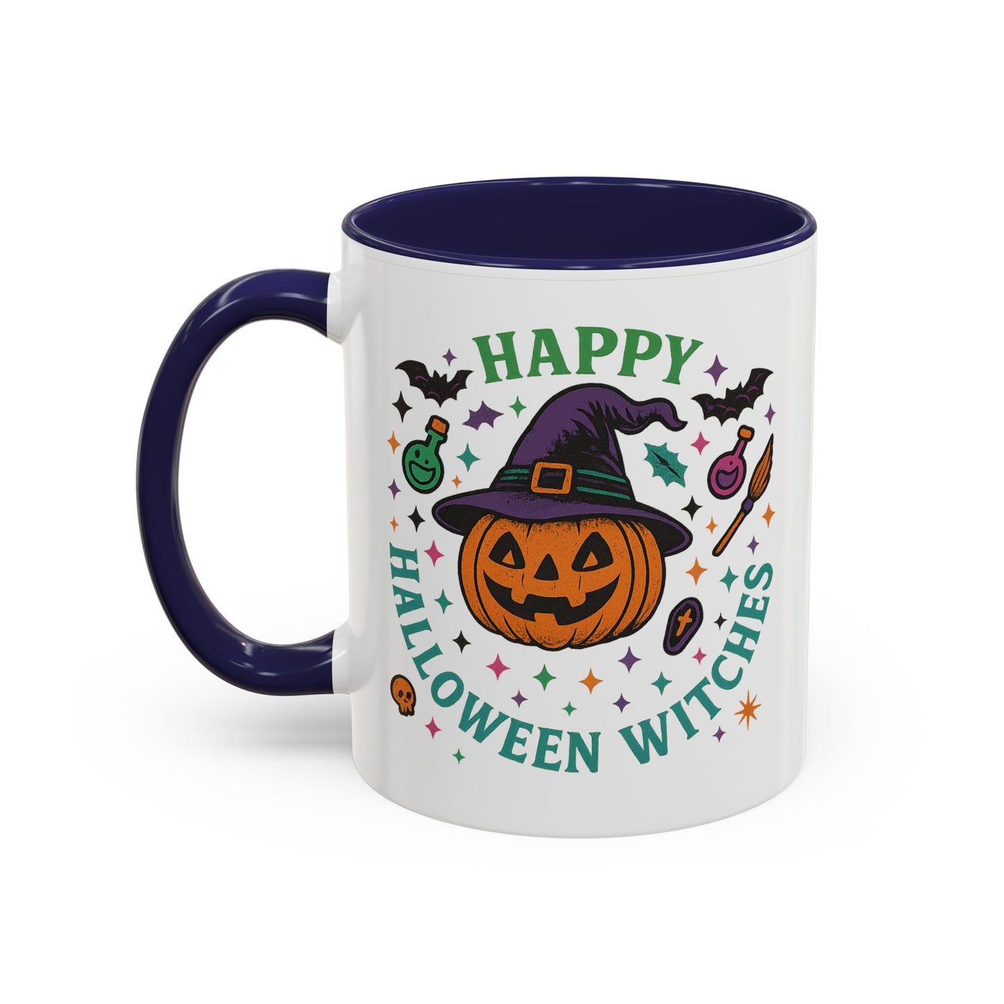 Halloween Witches Coffee Mug - Spooky Seasonal Drinkware, Perfect for Fall, Halloween Parties, Witch Lovers, Gifting