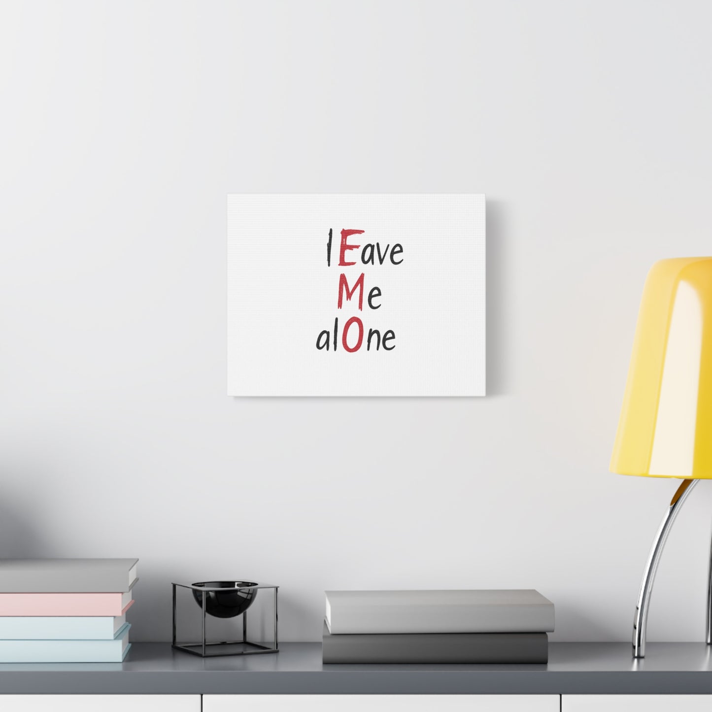 Emo Art Canvas Print, Emo Decor, Alternative Wall Art, Gift for Emo Fans, Room Decor