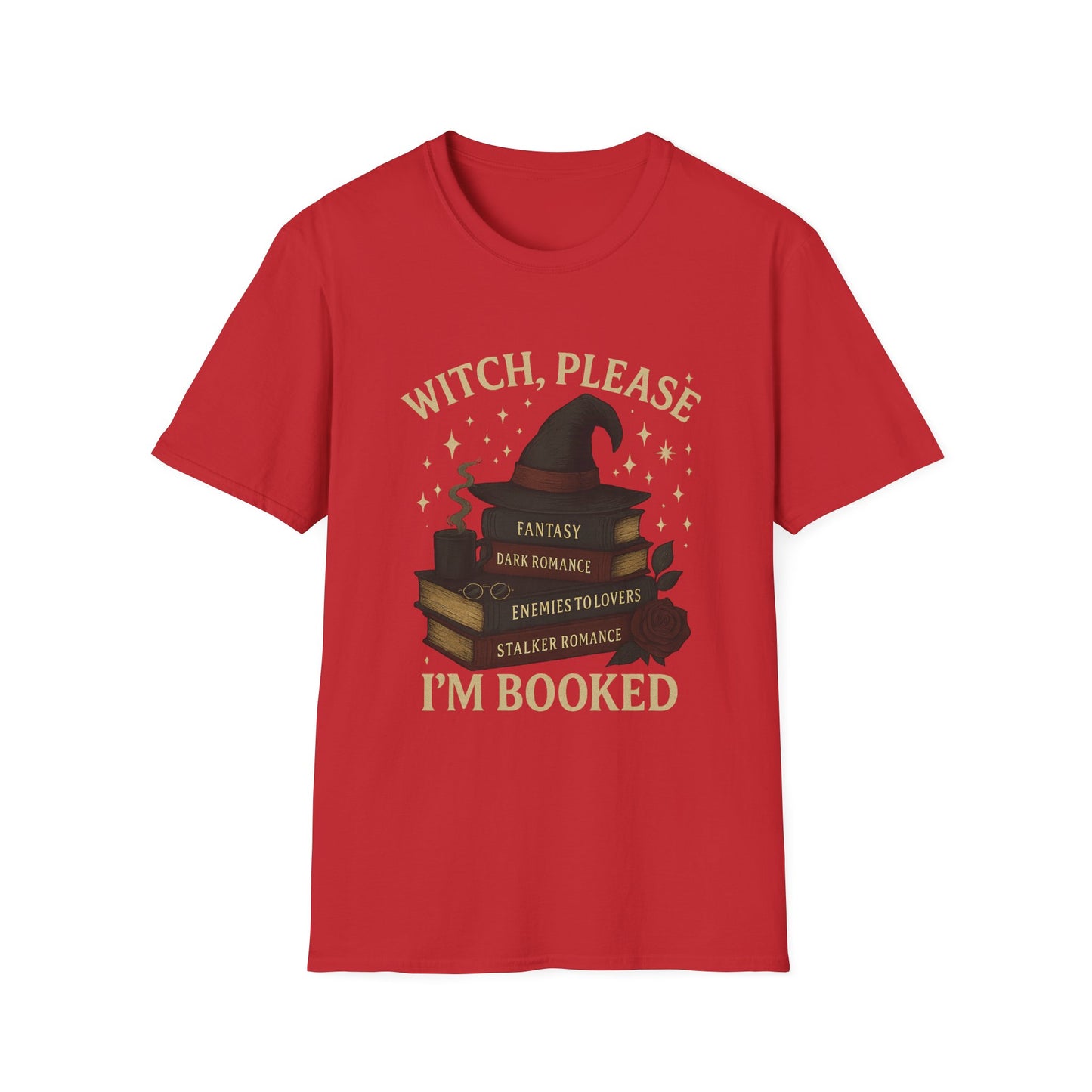 Witchy Book Lover T-Shirt | Fantasy T-Shirt, Gift for Bookworms, Witchy Vibes, Reading Apparel, Cozy Tee