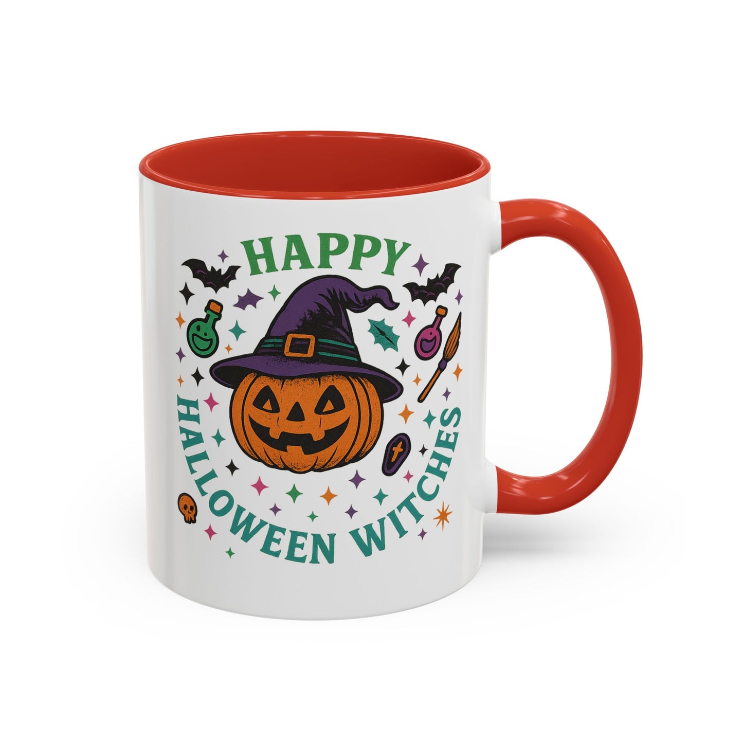 Halloween Witches Coffee Mug - Spooky Seasonal Drinkware, Perfect for Fall, Halloween Parties, Witch Lovers, Gifting
