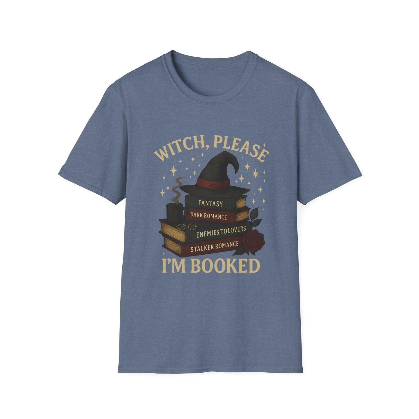 Witchy Book Lover T-Shirt | Fantasy T-Shirt, Gift for Bookworms, Witchy Vibes, Reading Apparel, Cozy Tee