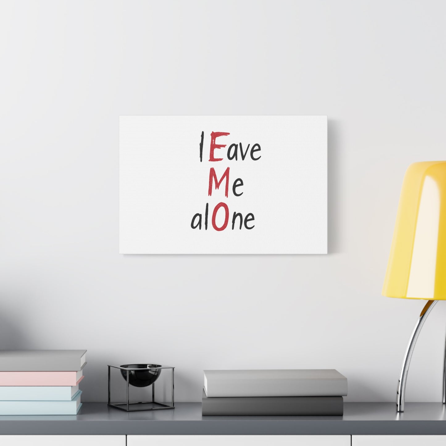 Emo Art Canvas Print, Emo Decor, Alternative Wall Art, Gift for Emo Fans, Room Decor