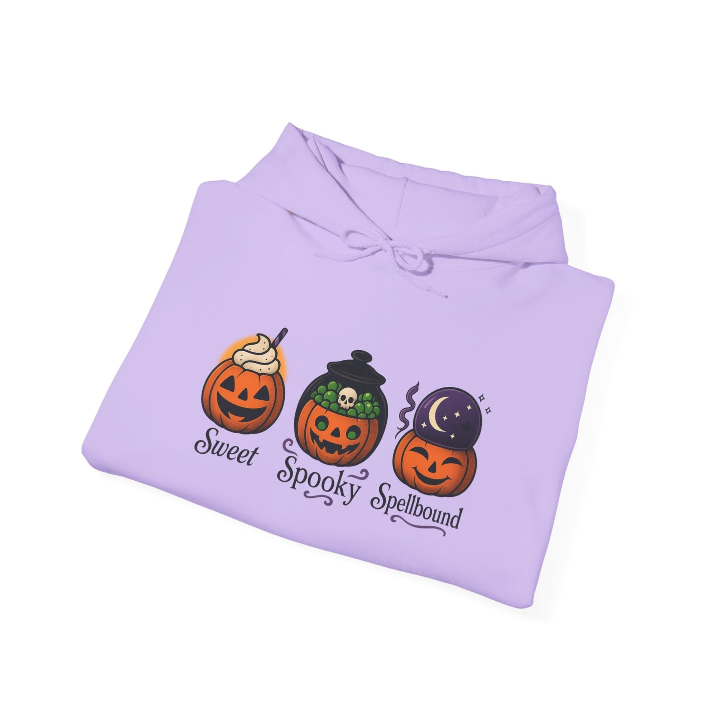 Halloween Pumpkin Hoodie - Sweet, Spooky, Stylish Sweatshirt for Fall, Cozy Gift, Autumn Vibes, Unisex Halloween Apparel