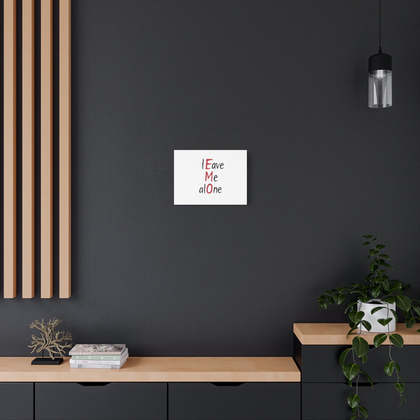 Emo Art Canvas Print, Emo Decor, Alternative Wall Art, Gift for Emo Fans, Room Decor