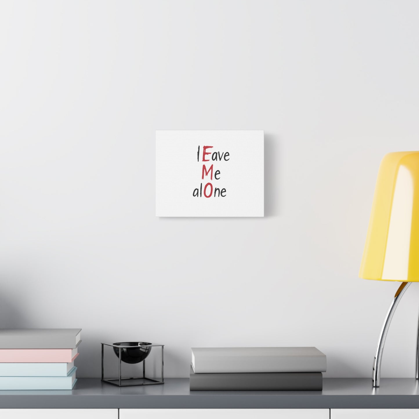 Emo Art Canvas Print, Emo Decor, Alternative Wall Art, Gift for Emo Fans, Room Decor