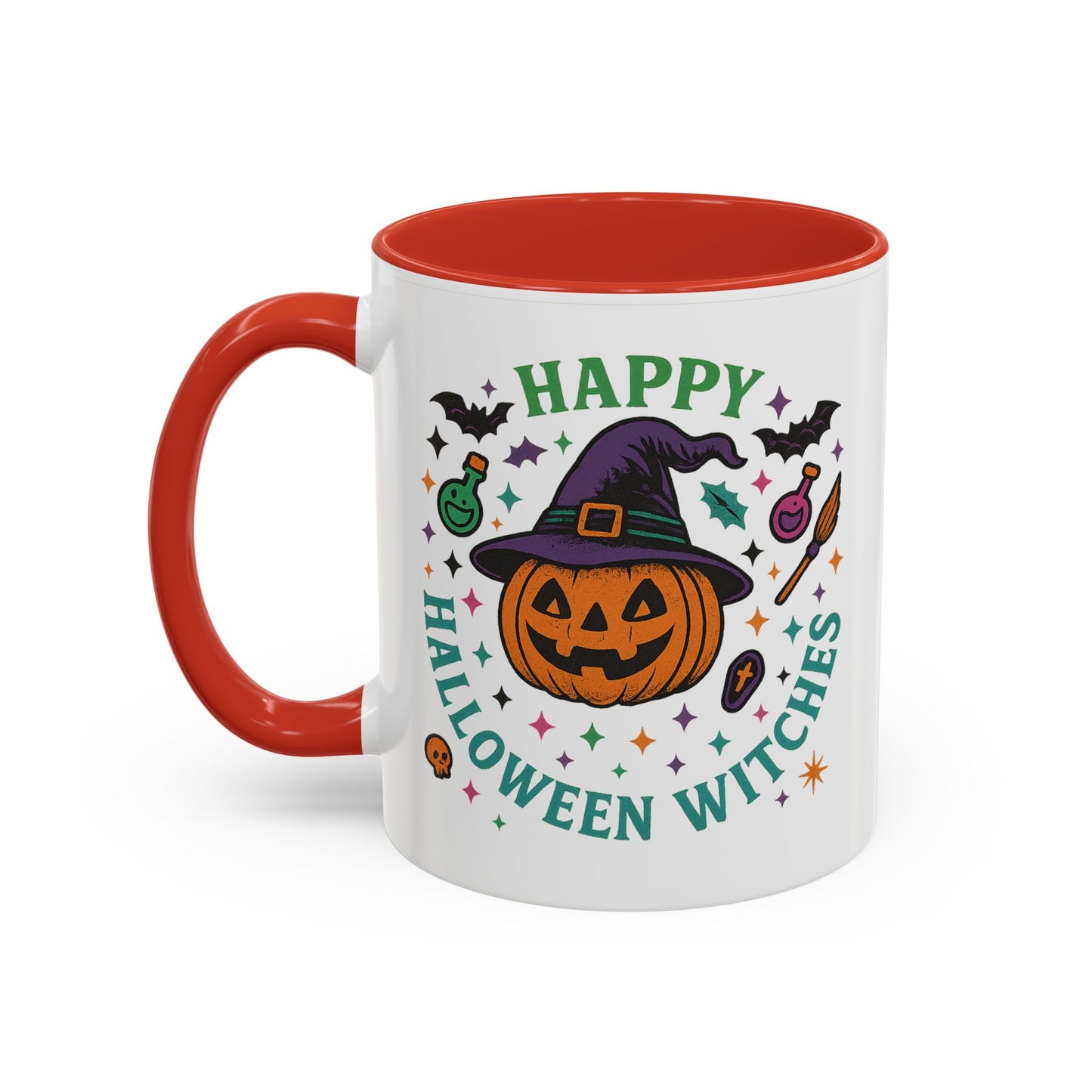 Halloween Witches Coffee Mug - Spooky Seasonal Drinkware, Perfect for Fall, Halloween Parties, Witch Lovers, Gifting