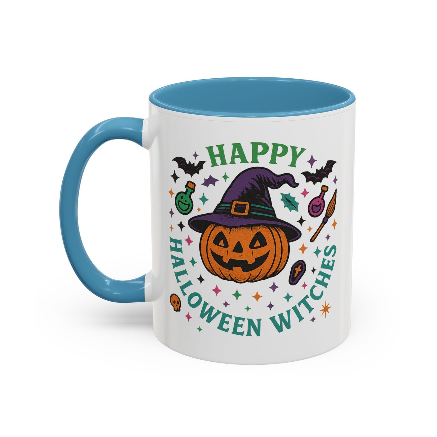 Halloween Witches Coffee Mug - Spooky Seasonal Drinkware, Perfect for Fall, Halloween Parties, Witch Lovers, Gifting