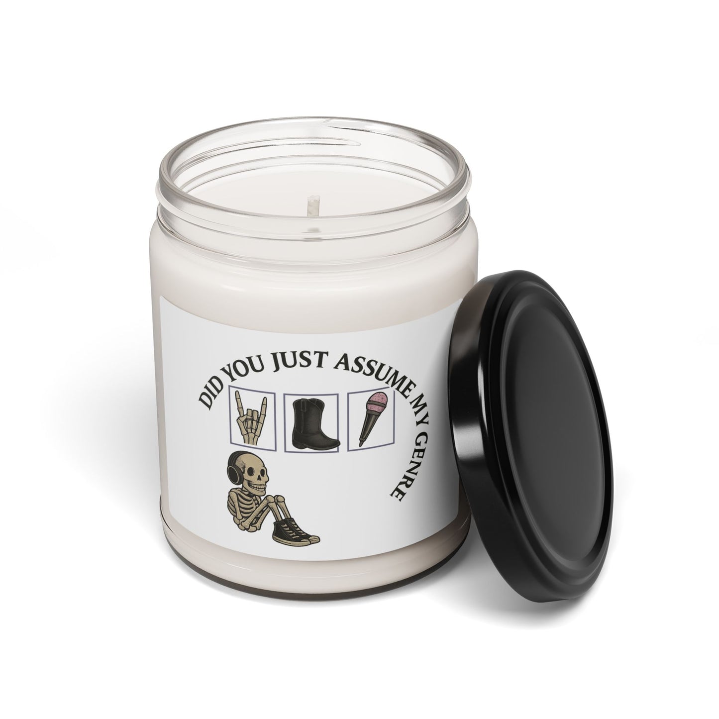 Whimsical Scented Candle for Music Lovers | Unique Gift for Birthdays, Halloween, Home Decor, Relaxation, Aroma Therapy