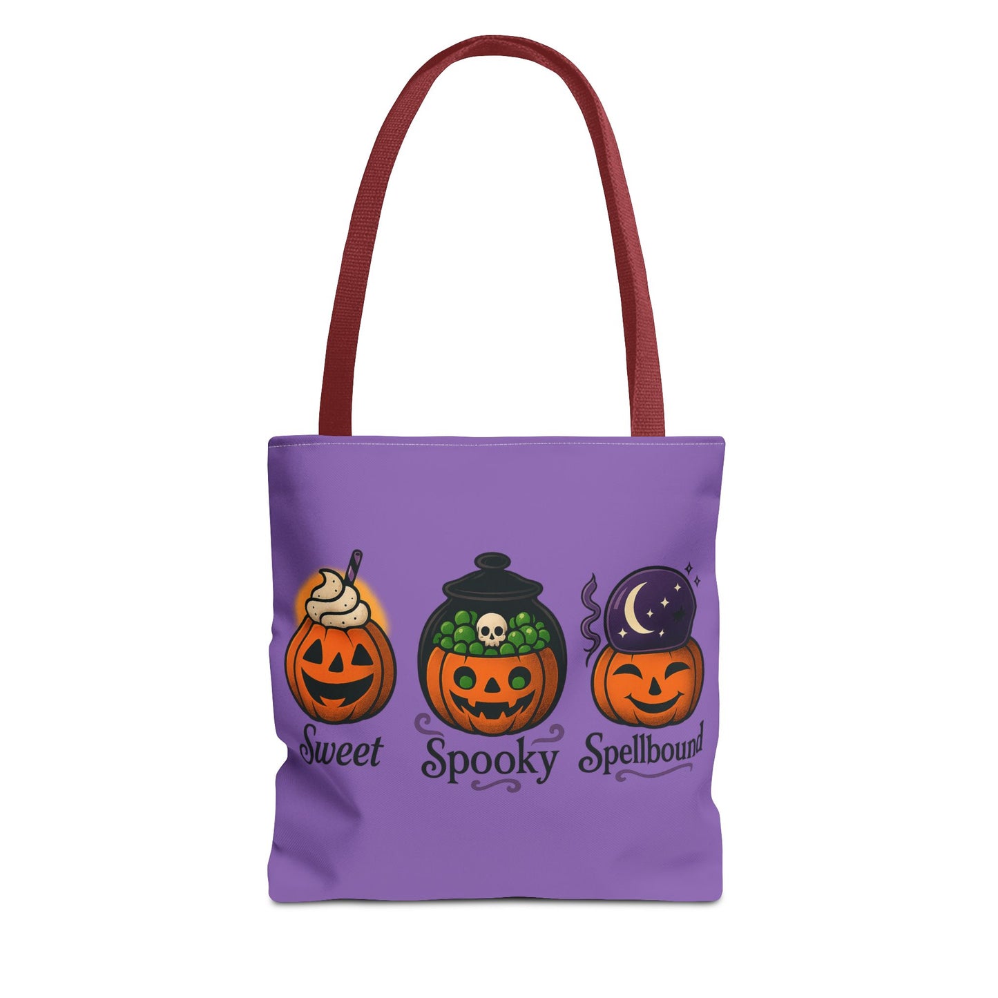 Halloween Pumpkin Tote Bag - Sweet Spooky Spellbound, Trick or Treat Bag, Fall Accessory, Autumn Decor, Gift for Halloween, [...]