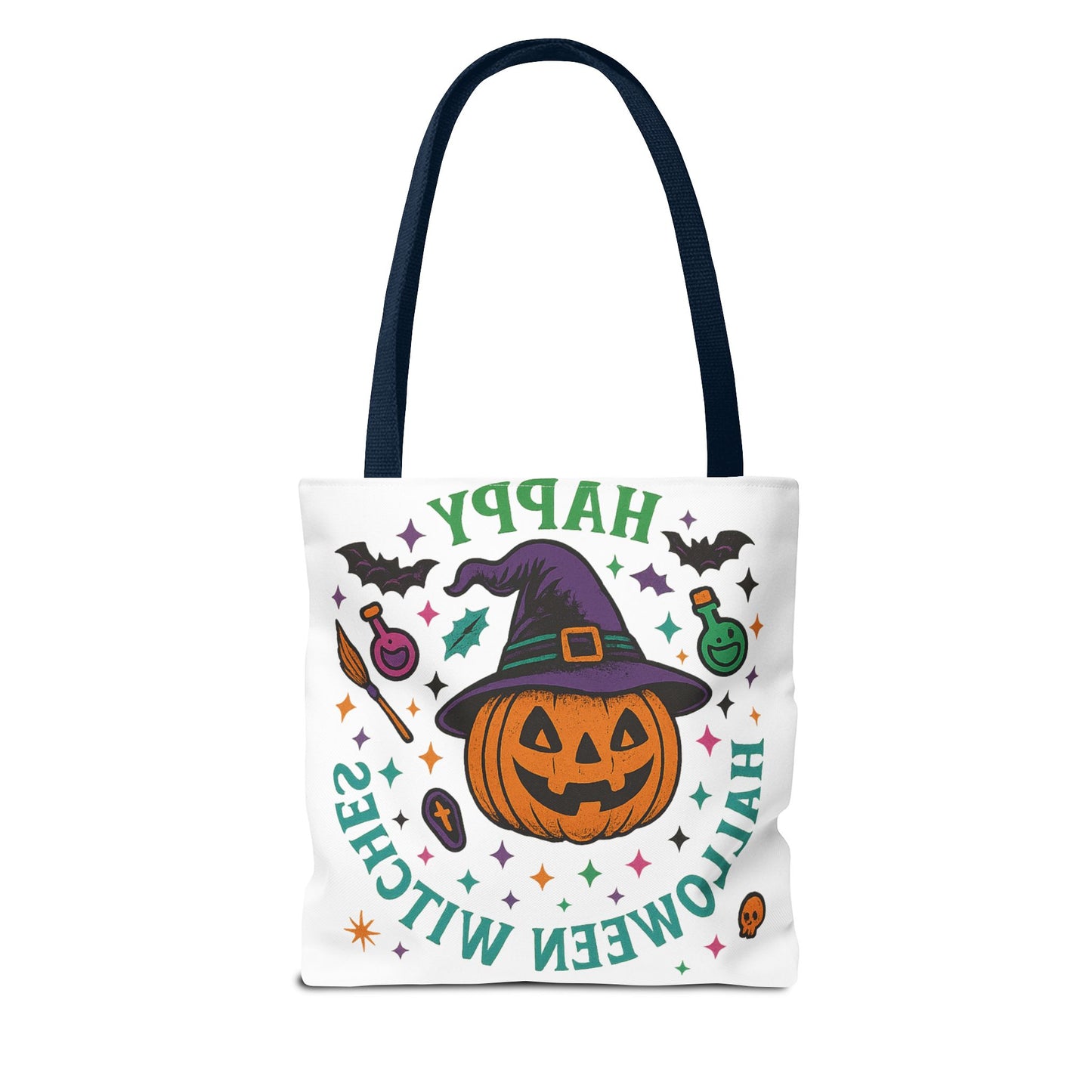 Halloween Witches Tote Bag, Spooky Season Carryall, Witchy Gift, Trick or Treat Bag, Eco-Friendly Shopper, Fall Festival Accessory