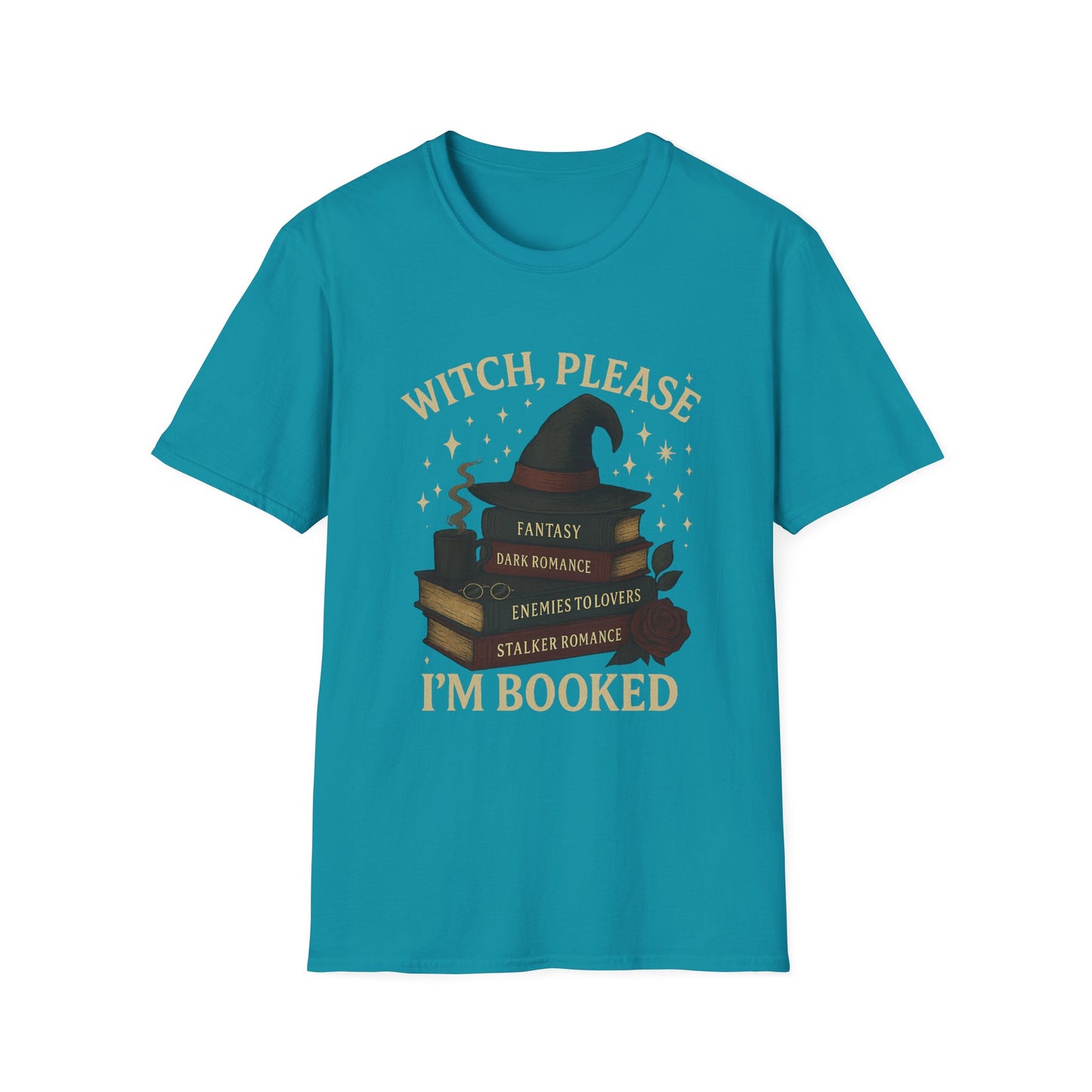 Witchy Book Lover T-Shirt | Fantasy T-Shirt, Gift for Bookworms, Witchy Vibes, Reading Apparel, Cozy Tee