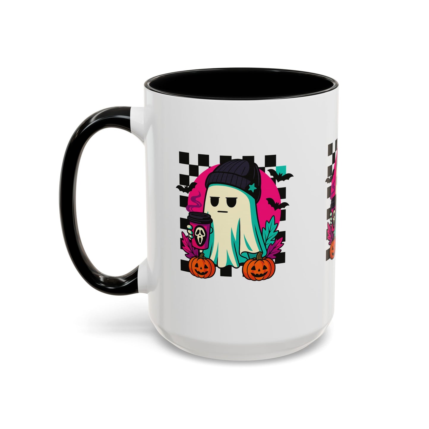 Spooky Ghost Coffee Mug, Halloween Mug, Cute Ghost Mug, Gift for Ghost Lovers, Fall Decor, Fun Coffee Cup