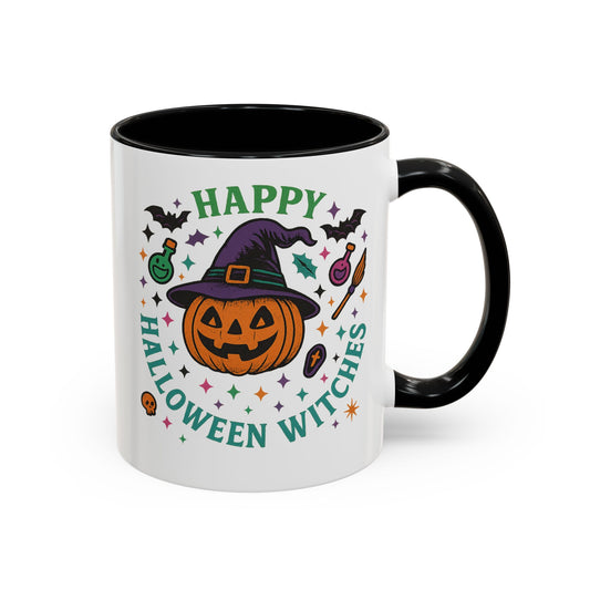 Halloween Witches Coffee Mug - Spooky Seasonal Drinkware, Perfect for Fall, Halloween Parties, Witch Lovers, Gifting