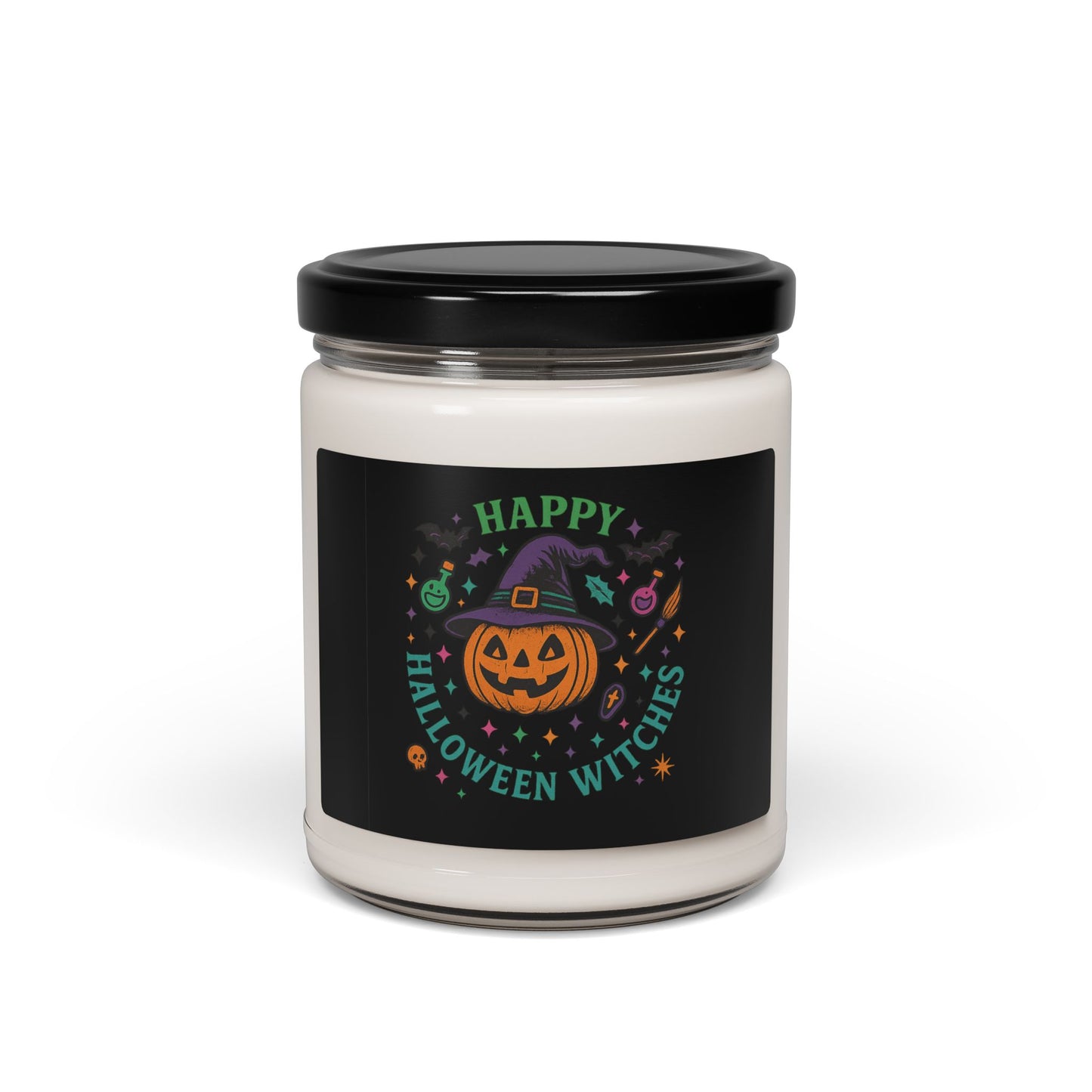 Happy Halloween Witches Soy Candle, Fall Decor, Pumpkin Candle, Halloween Gifts, Cozy Nights, Witchy Home Fragrance