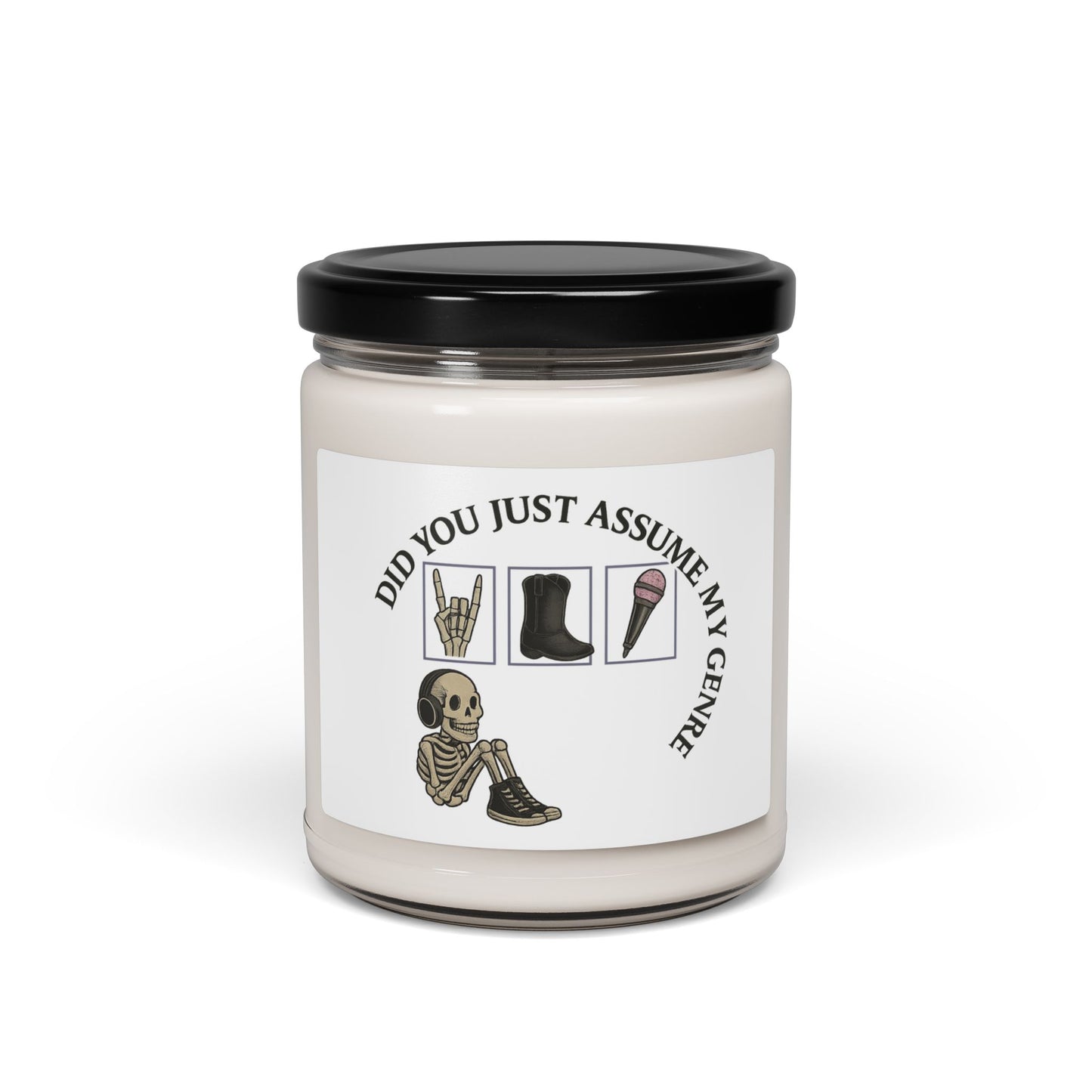 Whimsical Scented Candle for Music Lovers | Unique Gift for Birthdays, Halloween, Home Decor, Relaxation, Aroma Therapy