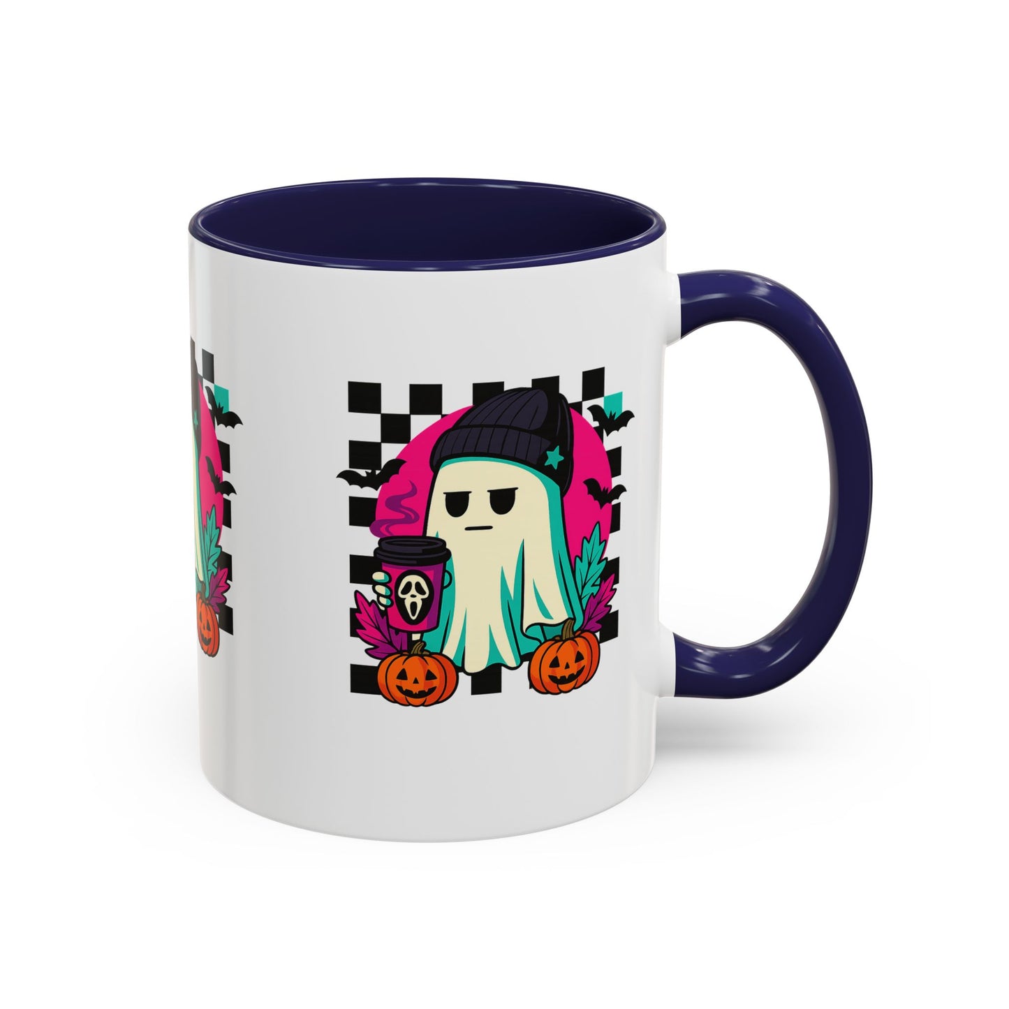 Spooky Ghost Coffee Mug, Halloween Mug, Cute Ghost Mug, Gift for Ghost Lovers, Fall Decor, Fun Coffee Cup