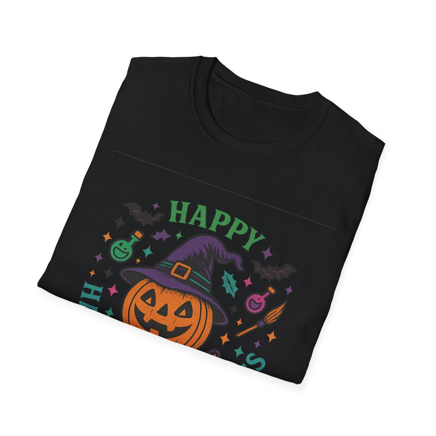 Happy Halloween Witches T-Shirt, Unisex Tee, Halloween Costume Shirt, Fall Fest Tee, Witch Lover Gift, Pumpkin Graphic Tee