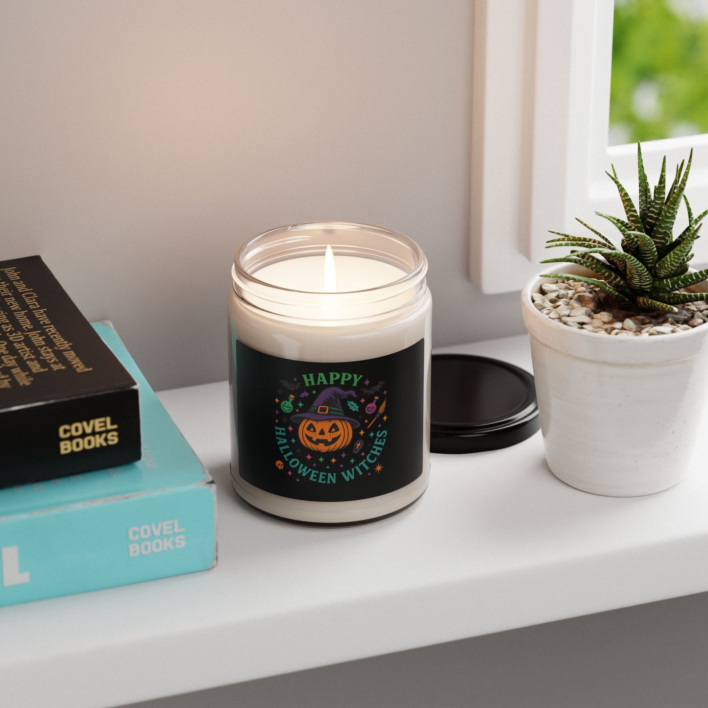 Happy Halloween Witches Soy Candle, Fall Decor, Pumpkin Candle, Halloween Gifts, Cozy Nights, Witchy Home Fragrance