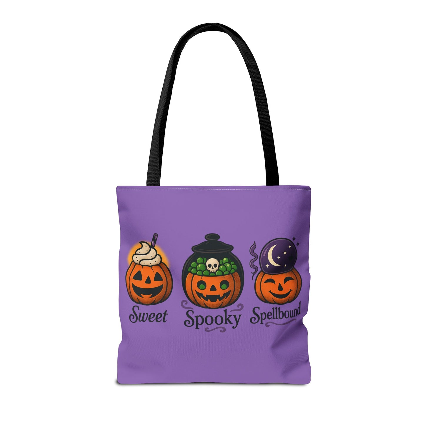 Halloween Pumpkin Tote Bag - Sweet Spooky Spellbound, Trick or Treat Bag, Fall Accessory, Autumn Decor, Gift for Halloween, [...]