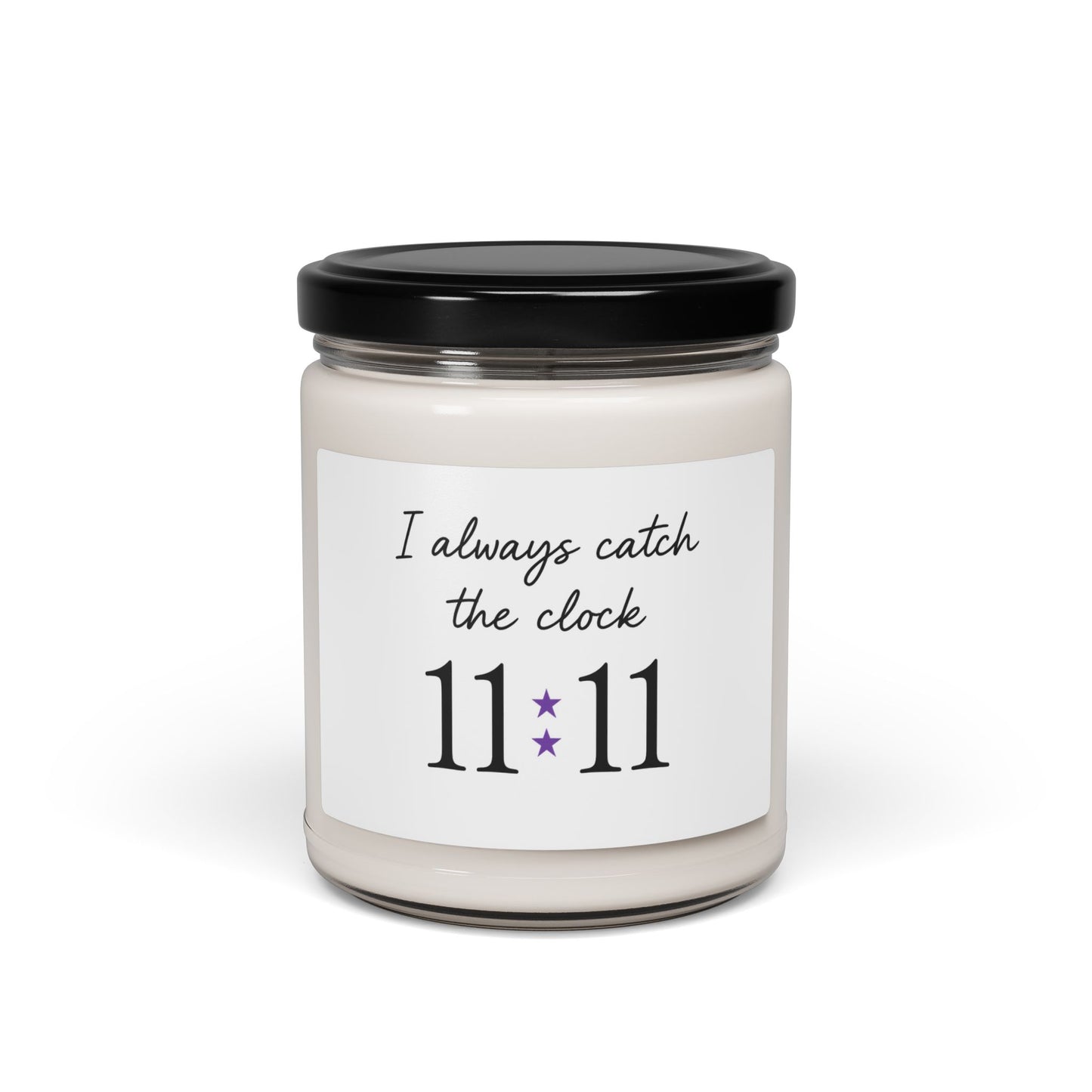 Scented Soy Candle: 11:11 Manifestation Magic, Aromatherapy Gift for Mindfulness, Home Decor, Relaxation, Spirituality, Wellness