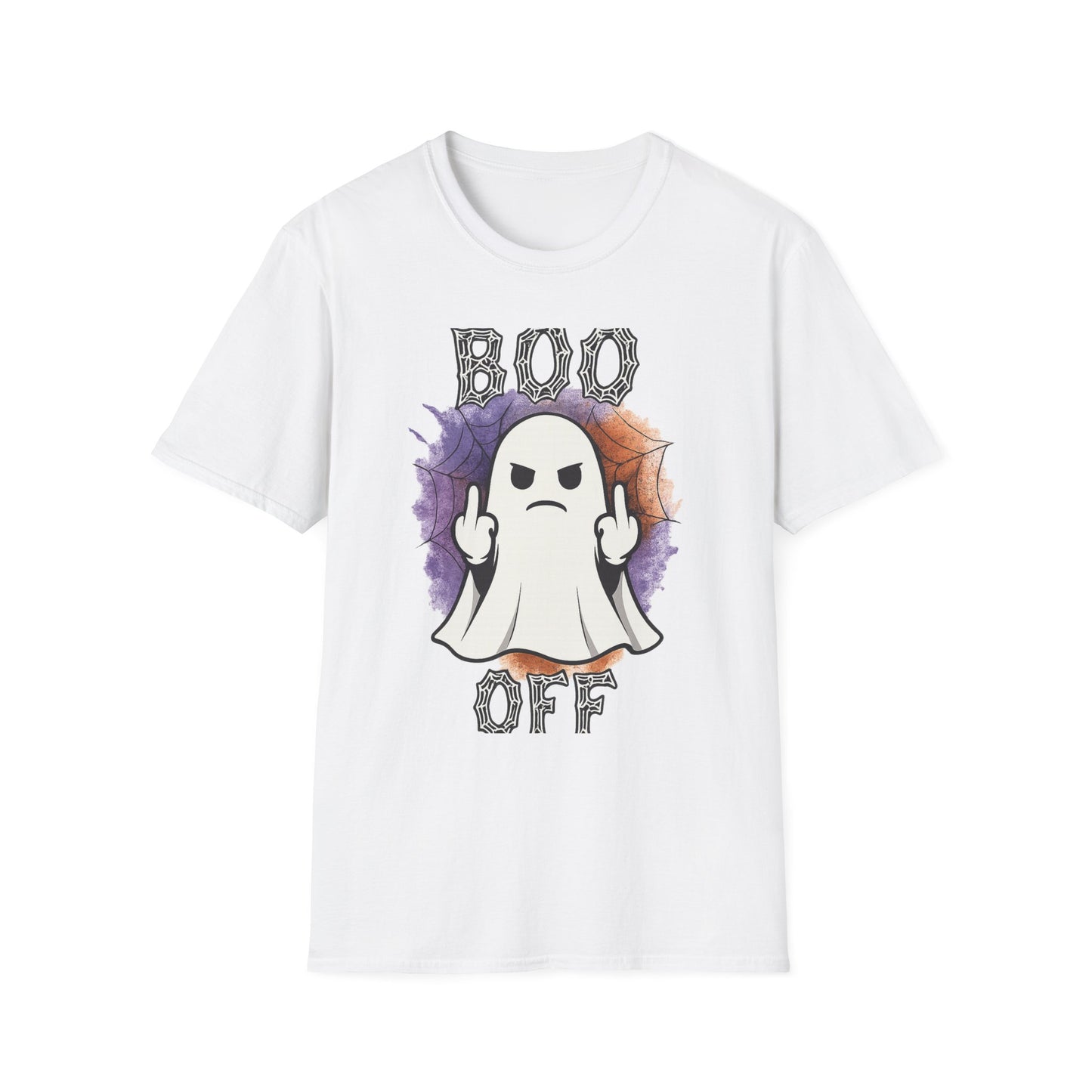 Boo Off Ghost T-Shirt | Funny Halloween Tee, Unisex Graphic Shirt, Halloween Party Outfit, Ghost Lover Gift, Spooky Season Apparel