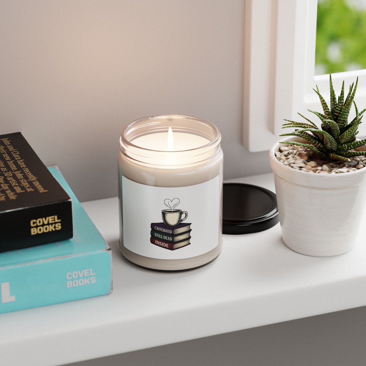 Bookish  Scented Soy Candle | Aromatherapy Gift, Self-Care, Home Decor, Unique Gifts, Relaxation