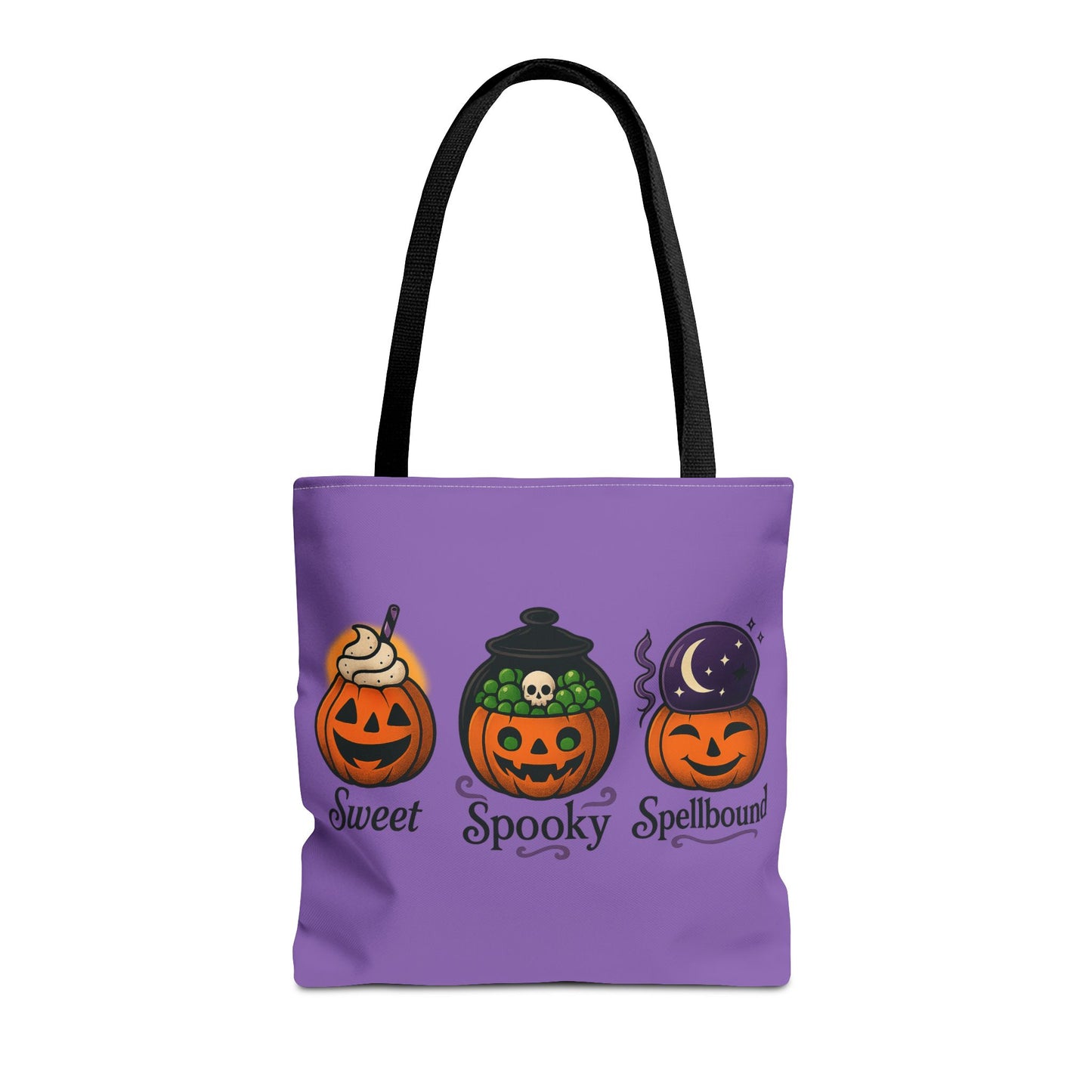 Halloween Pumpkin Tote Bag - Sweet Spooky Spellbound, Trick or Treat Bag, Fall Accessory, Autumn Decor, Gift for Halloween, [...]