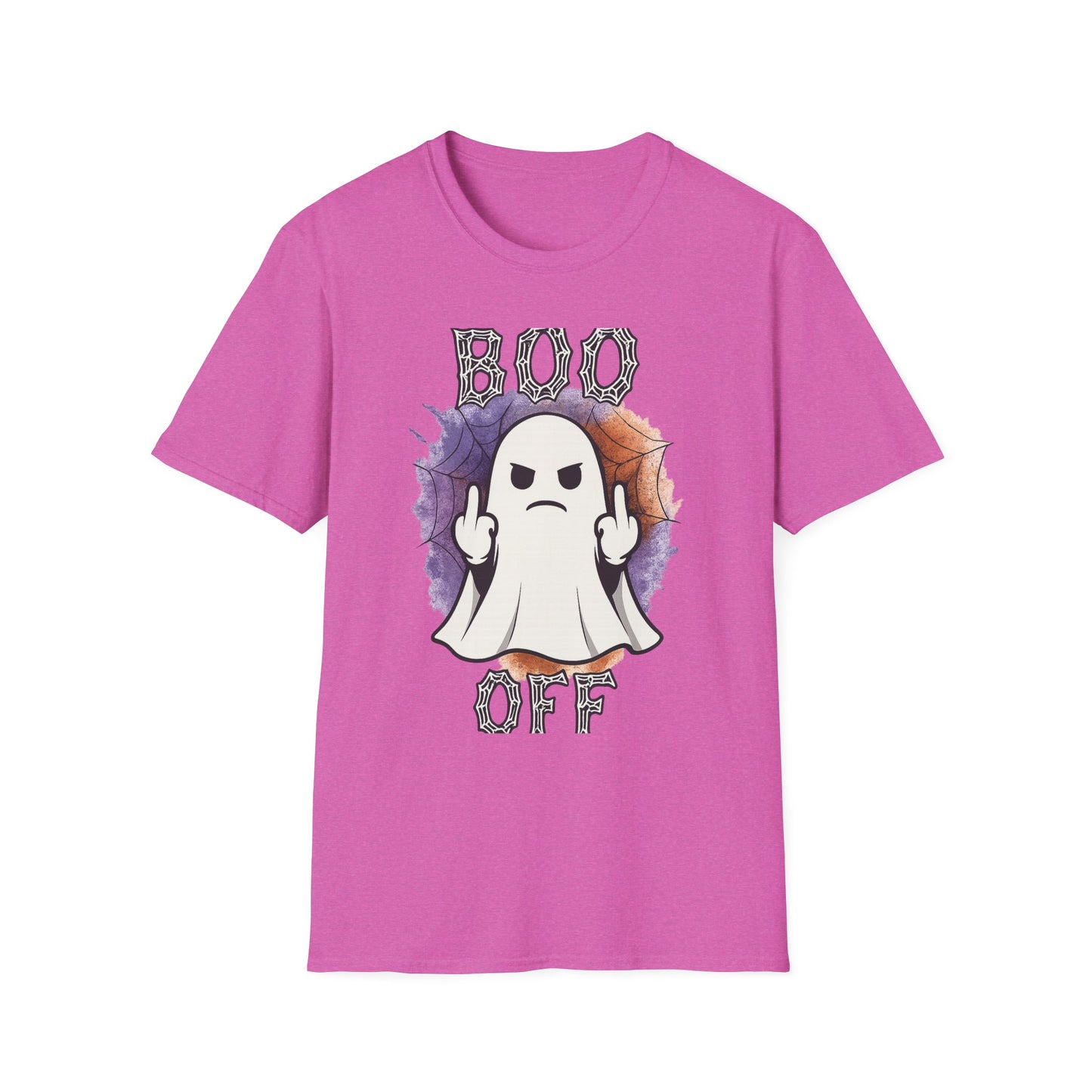 Boo Off Ghost T-Shirt | Funny Halloween Tee, Unisex Graphic Shirt, Halloween Party Outfit, Ghost Lover Gift, Spooky Season Apparel